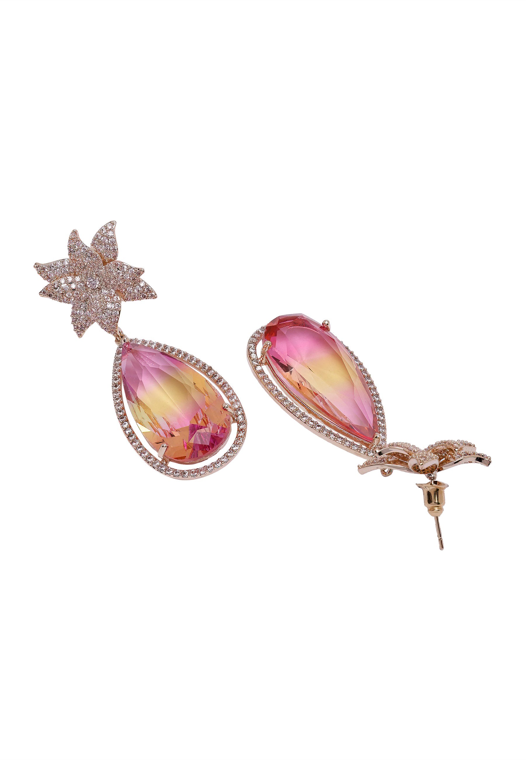 Diva Floral Raindrop Earrings