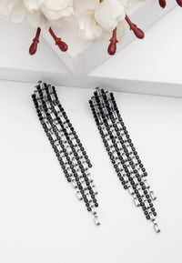 Diva Fringed Dangle Earrings