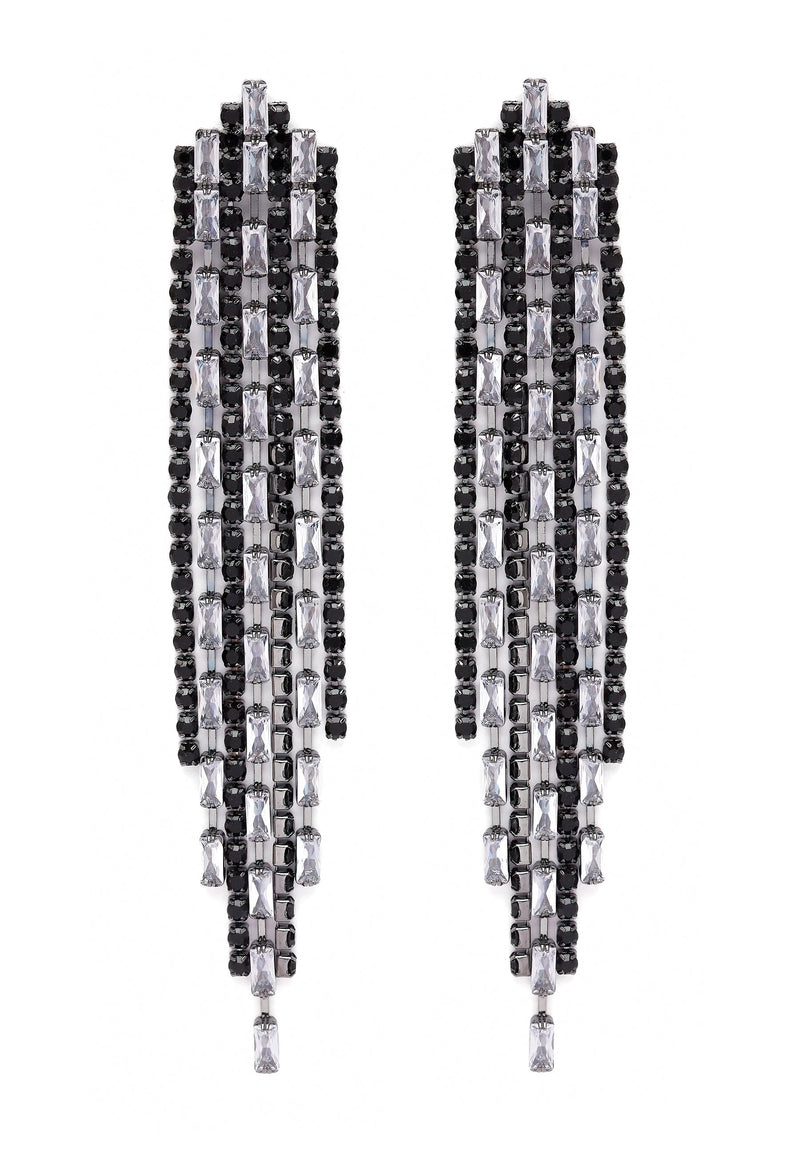Diva Fringed Dangle Earrings