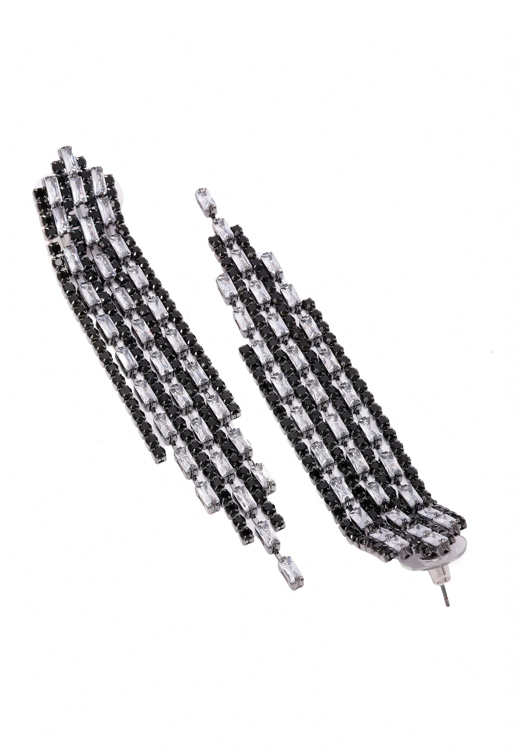 Diva Fringed Dangle Earrings