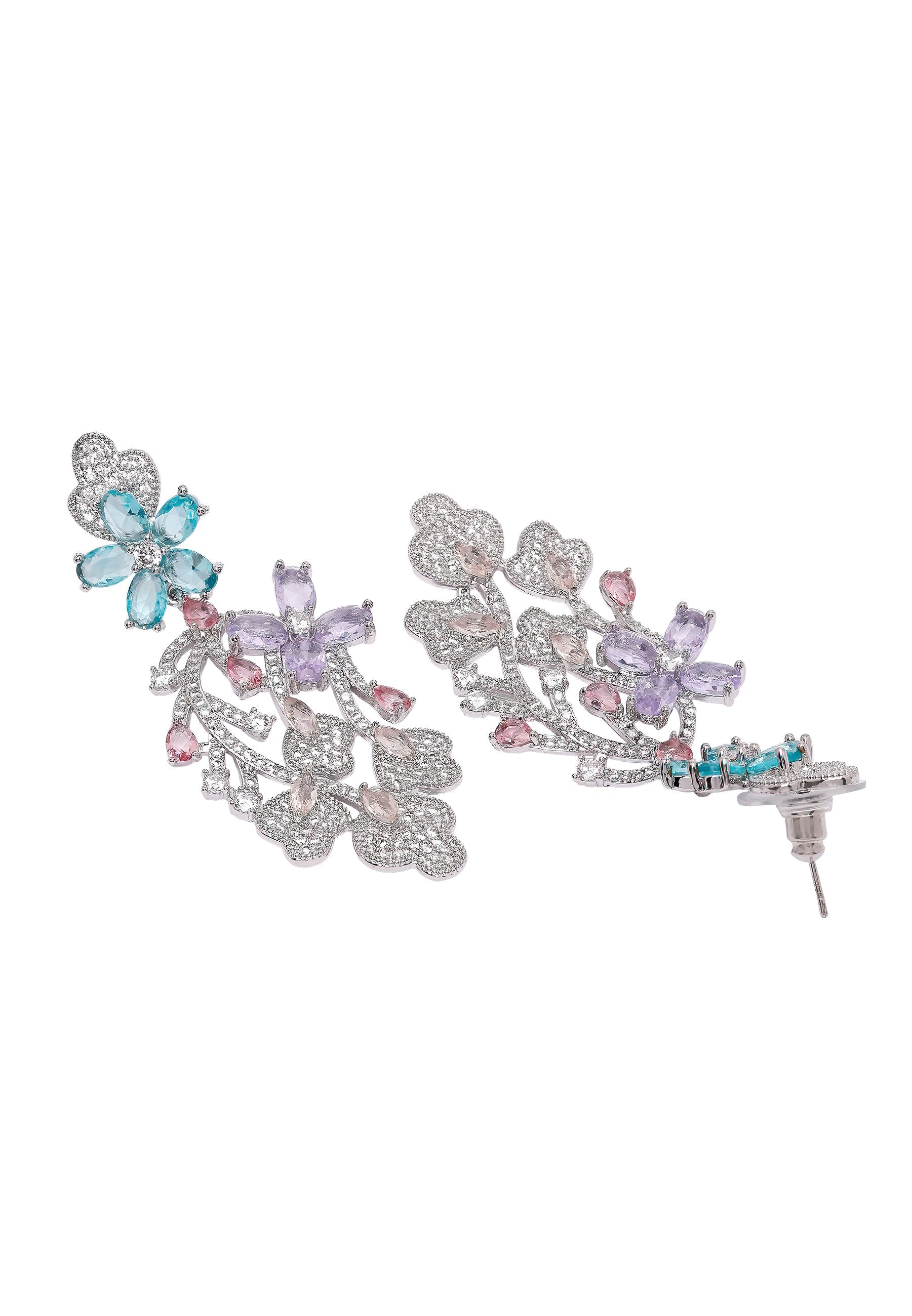 Diva Floral Drop Earrings