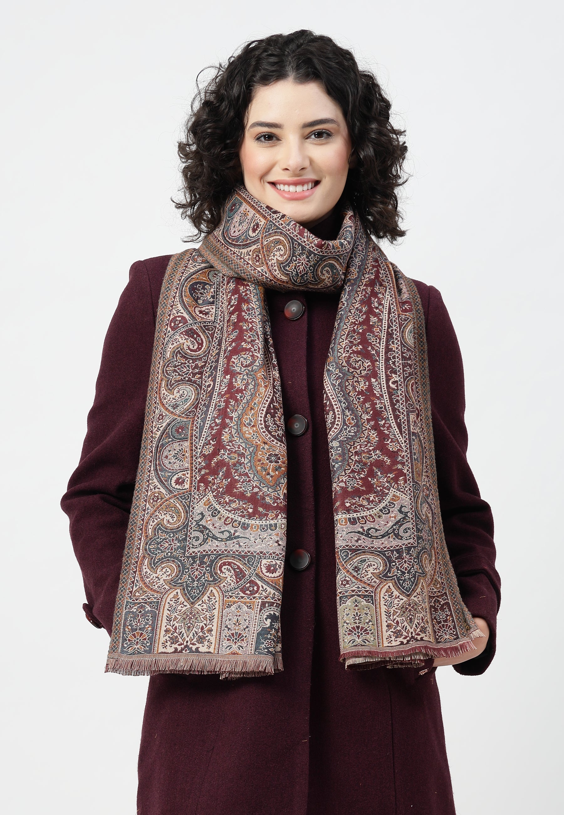 Kashmiri Jamawar Scarf
