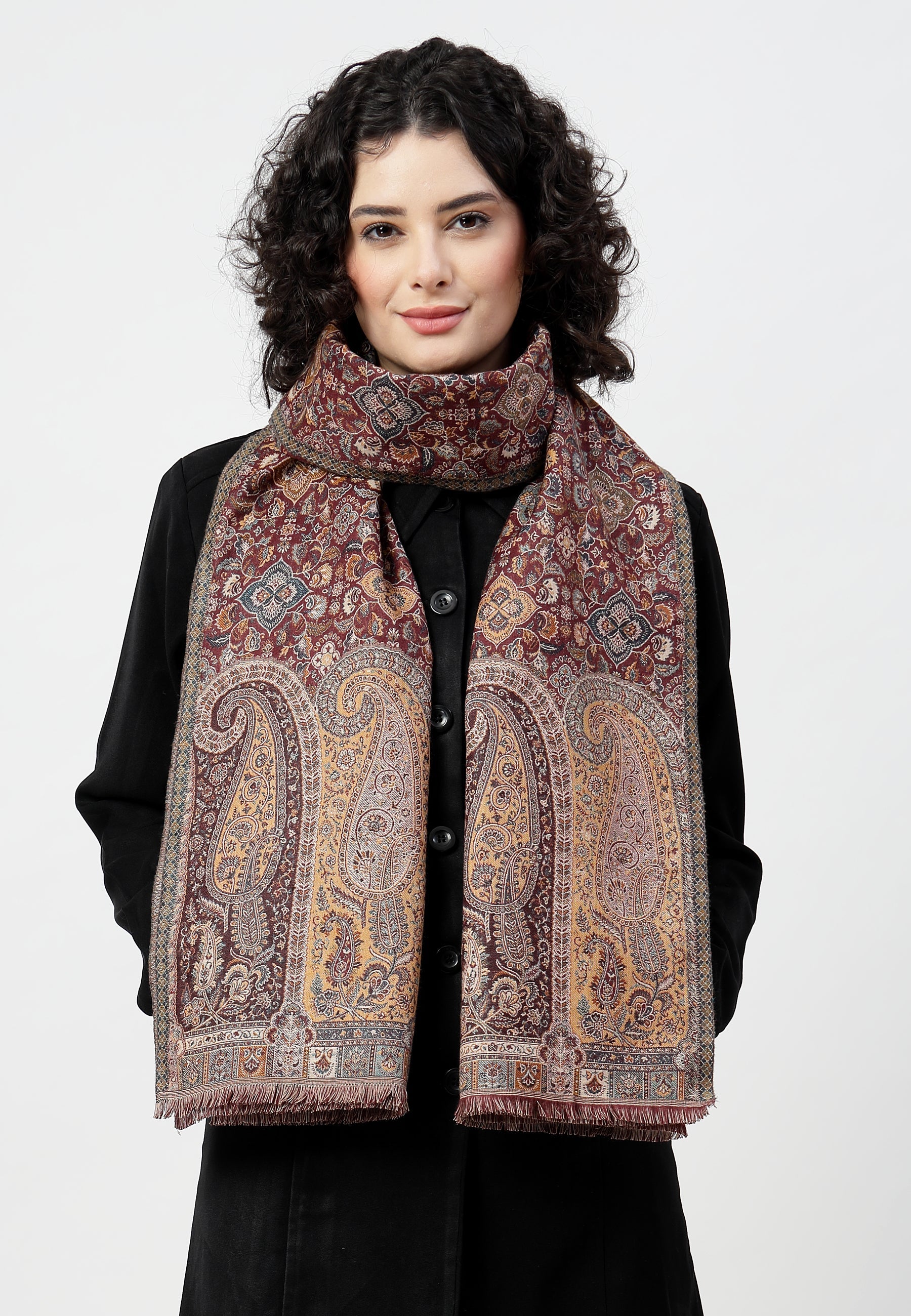 Kashmiri Jamawar Scarf