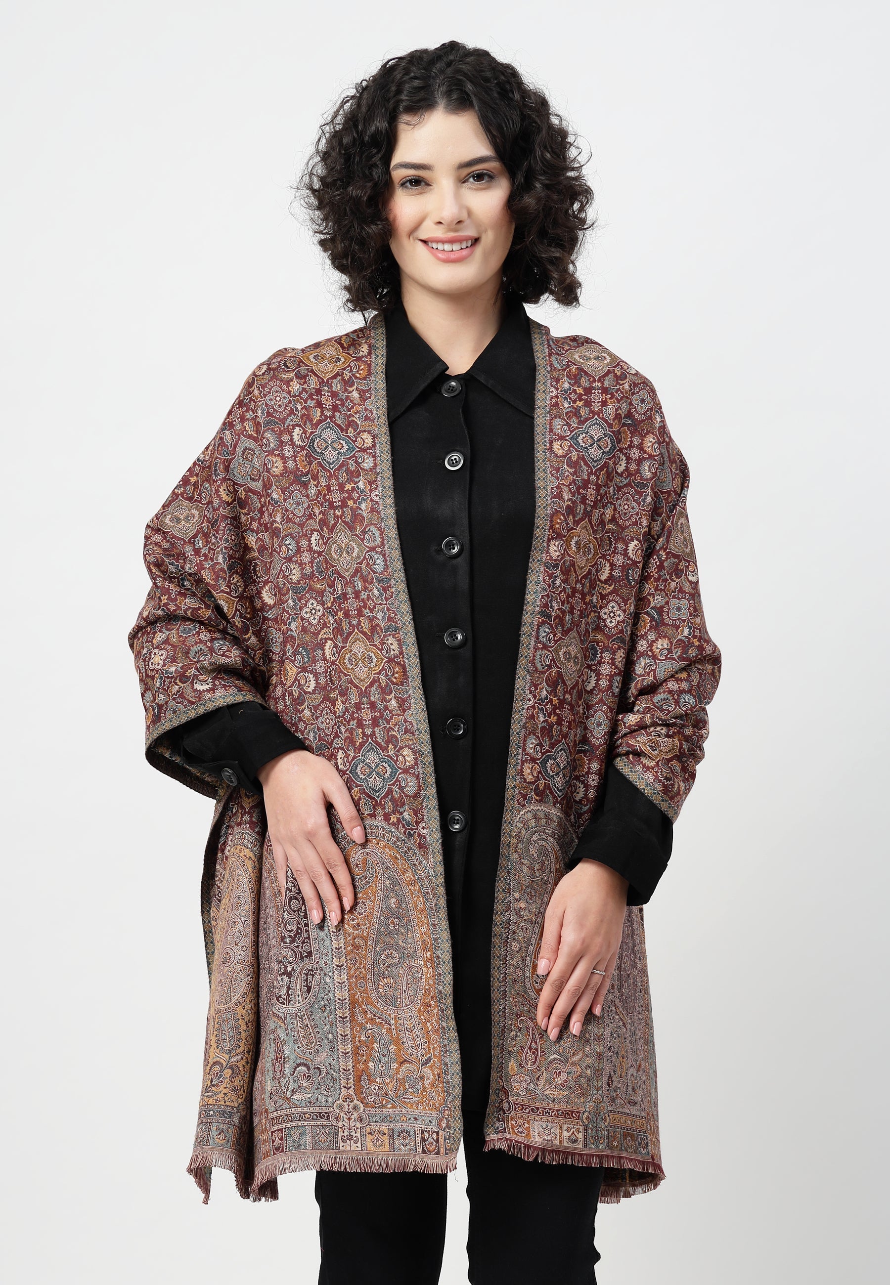 Kashmiri Jamawar Scarf