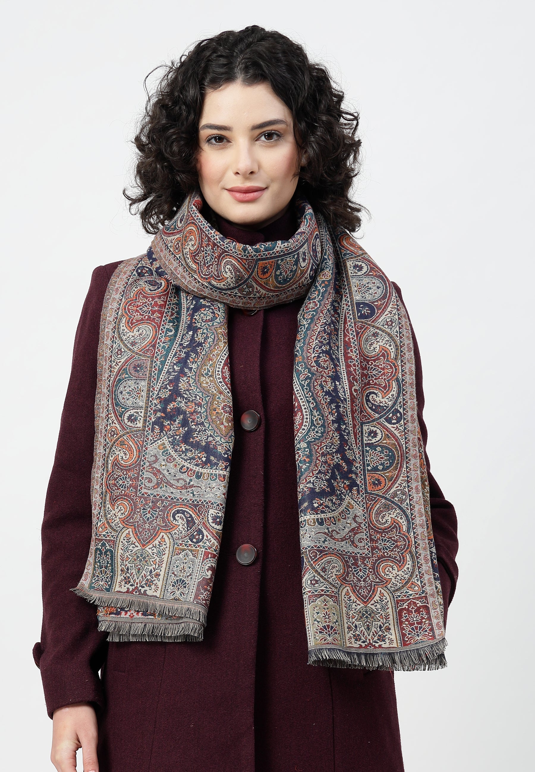 Kashmiri Jamawar Scarf