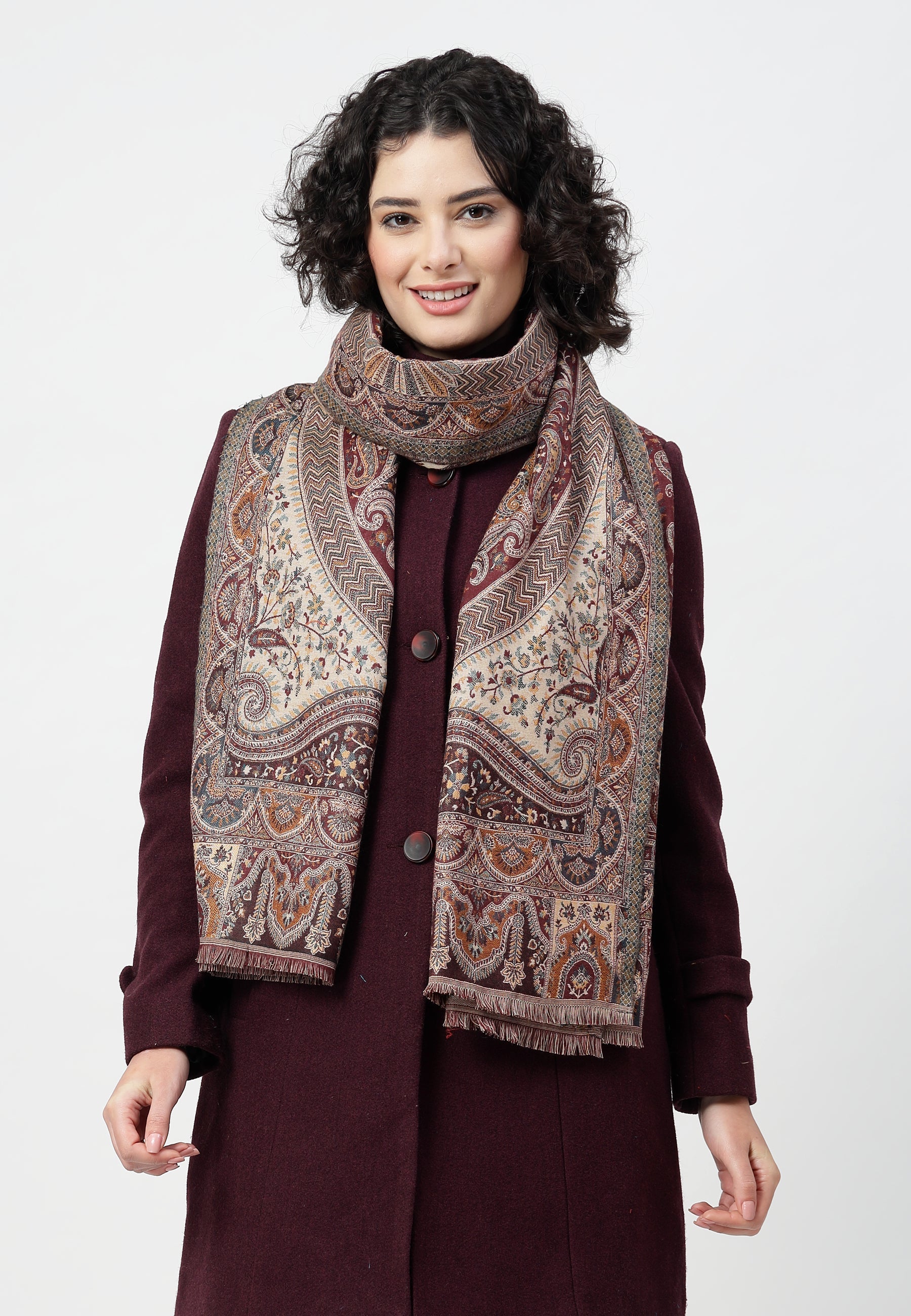 Kashmiri Jamawar Scarf