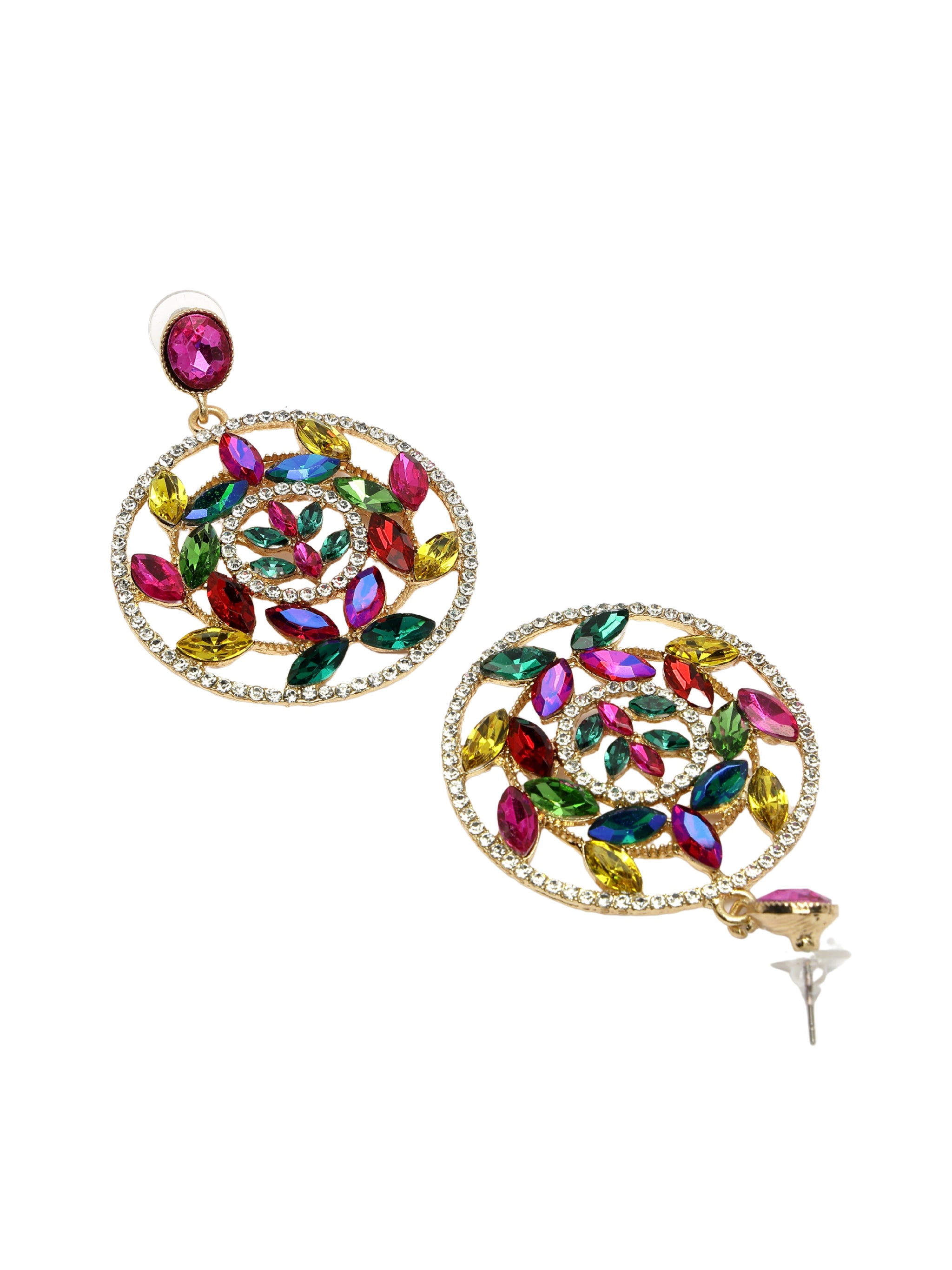 Elegant Hollow Floral Drop Earrings