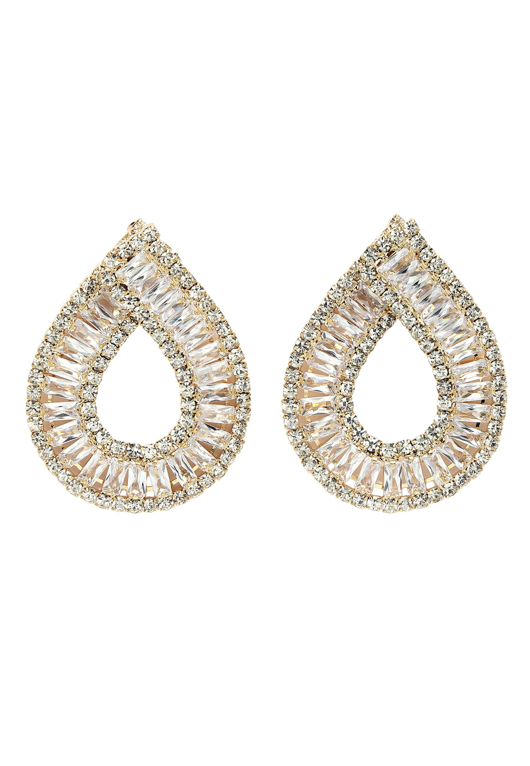 Sterling Raindrop Shaped Studs