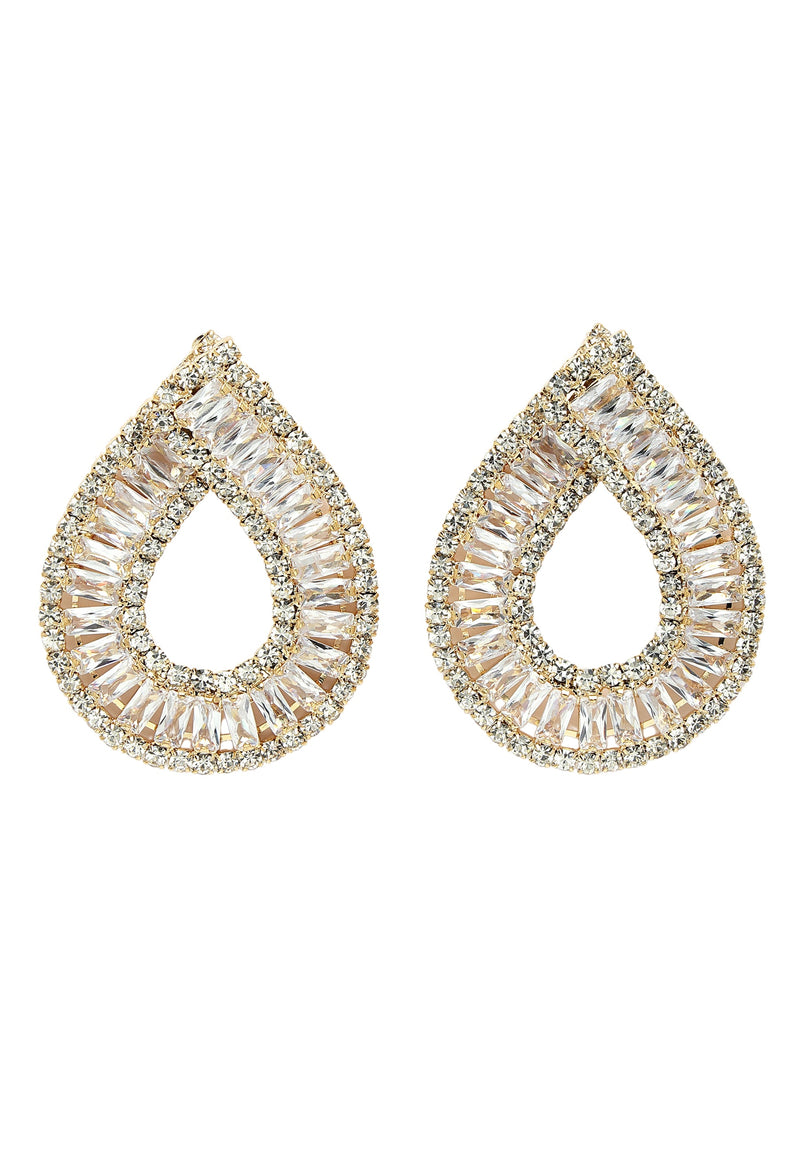 Sterling Raindrop Shaped Studs