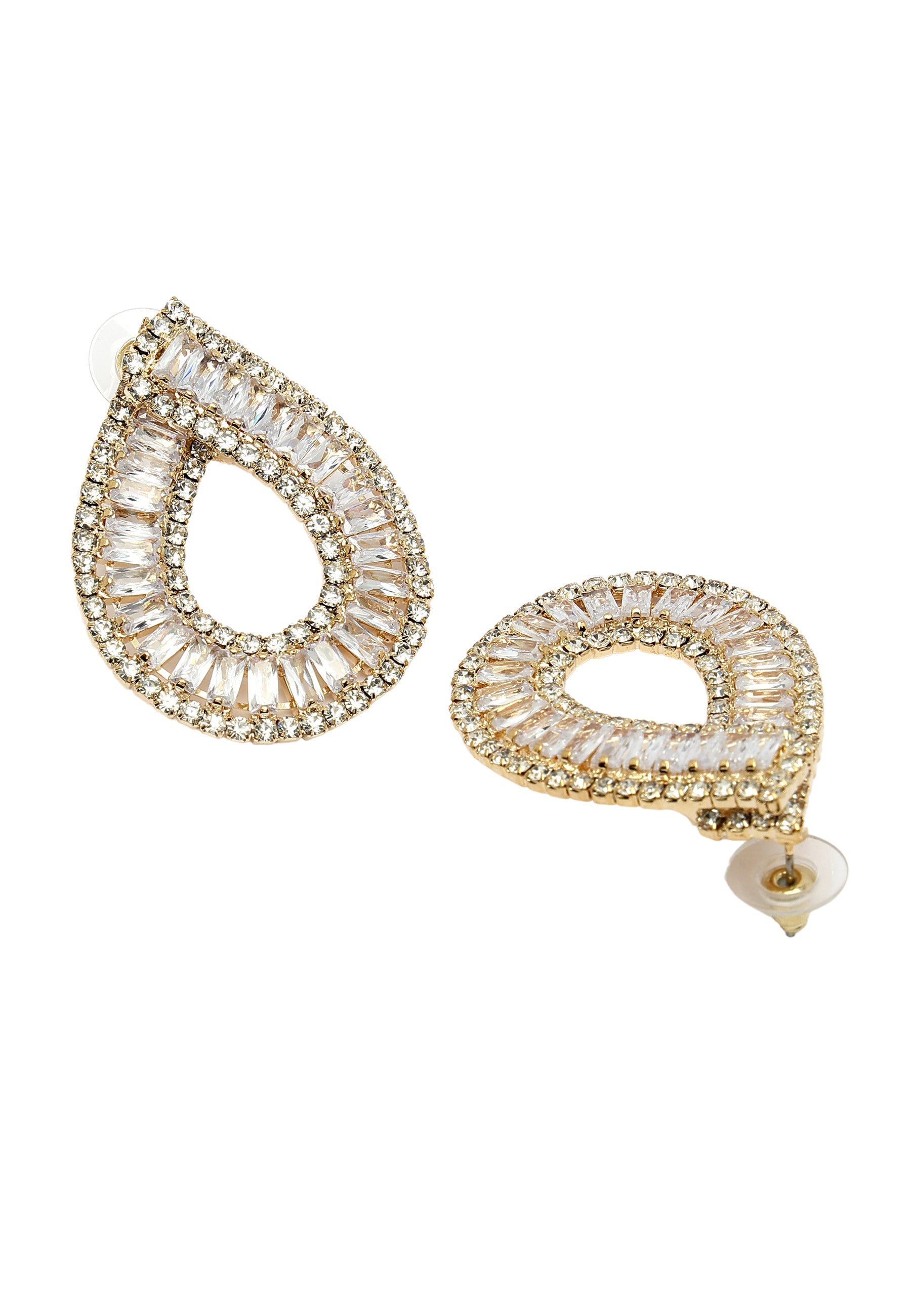 Sterling Raindrop Shaped Studs