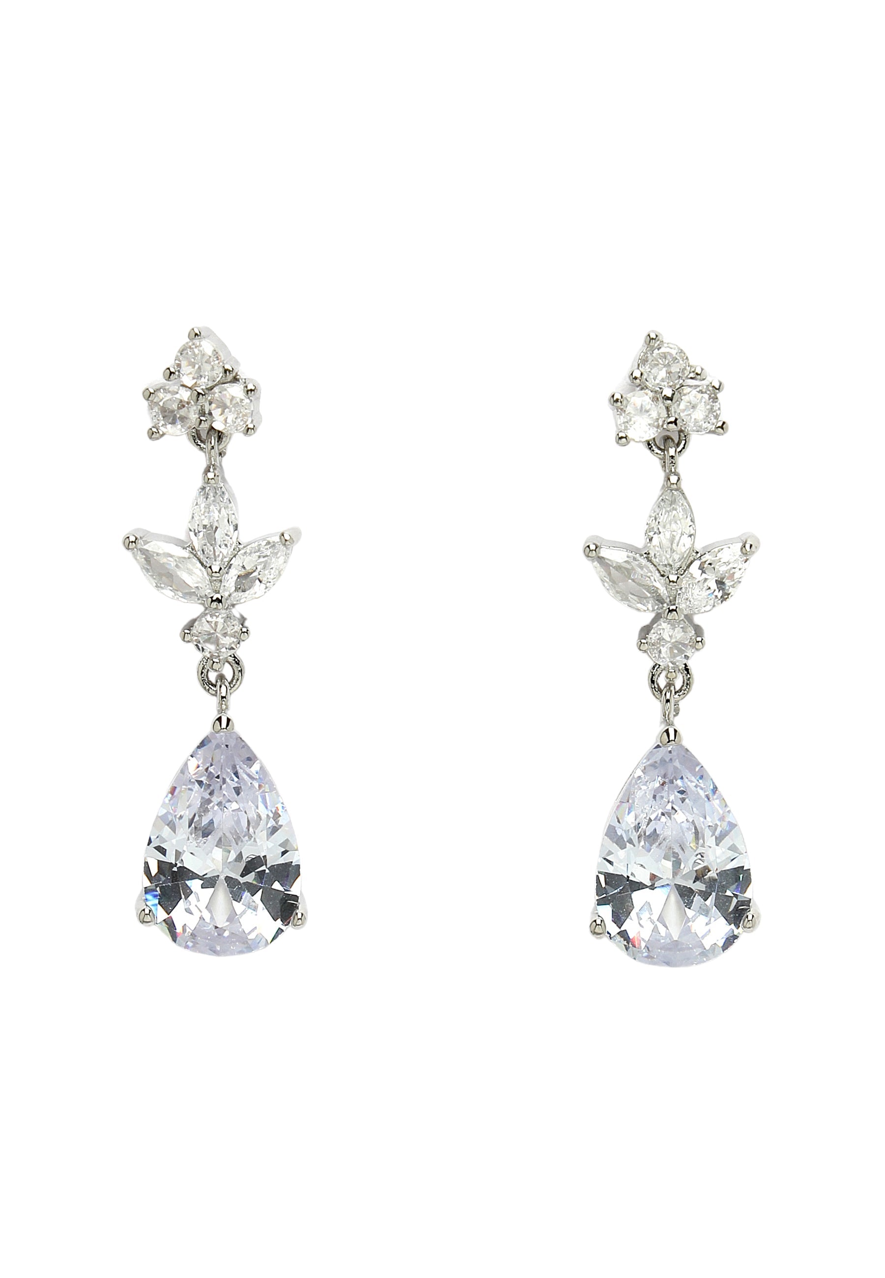 Delicate Silver Raindrop Earrings