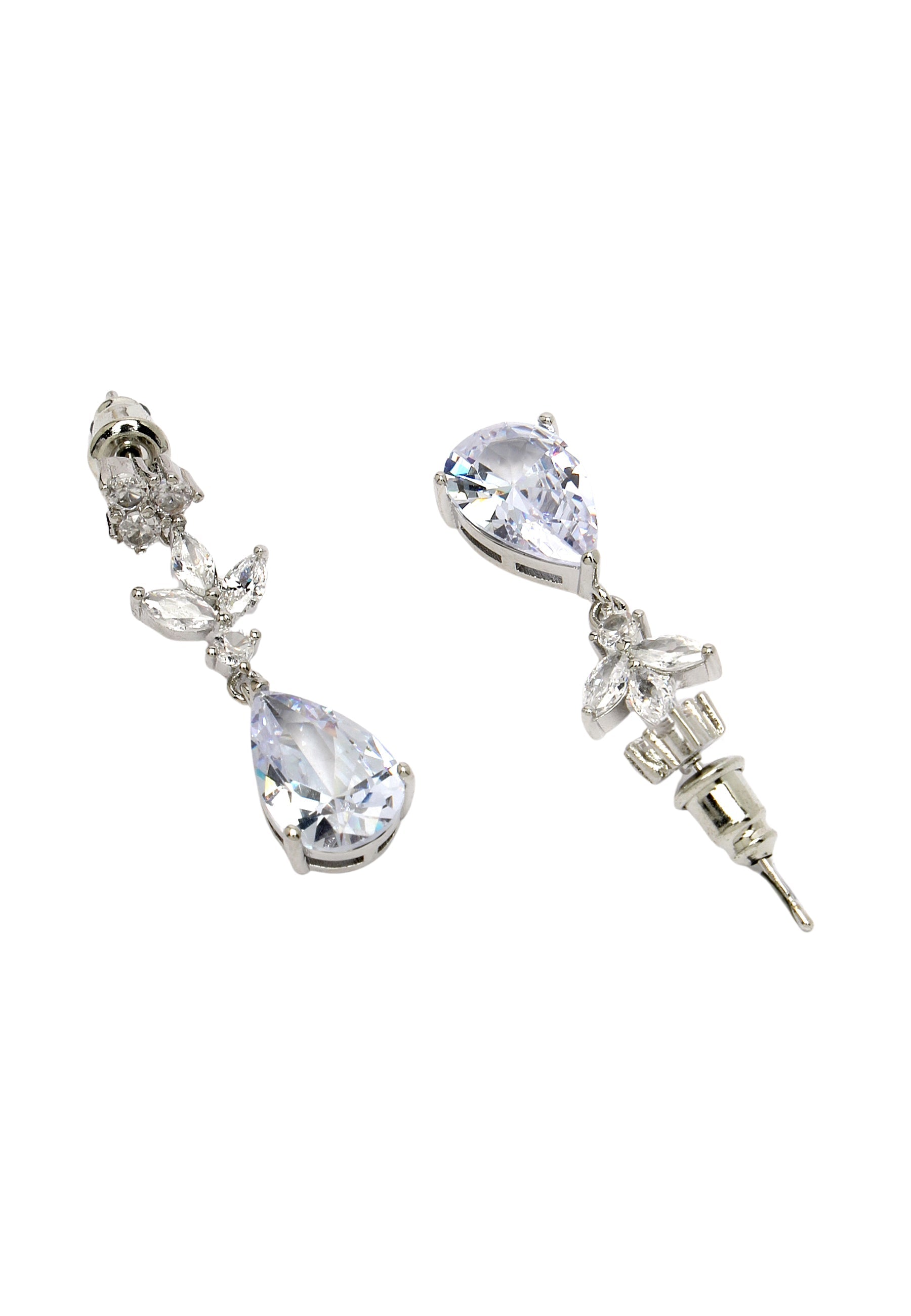 Delicate Silver Raindrop Earrings