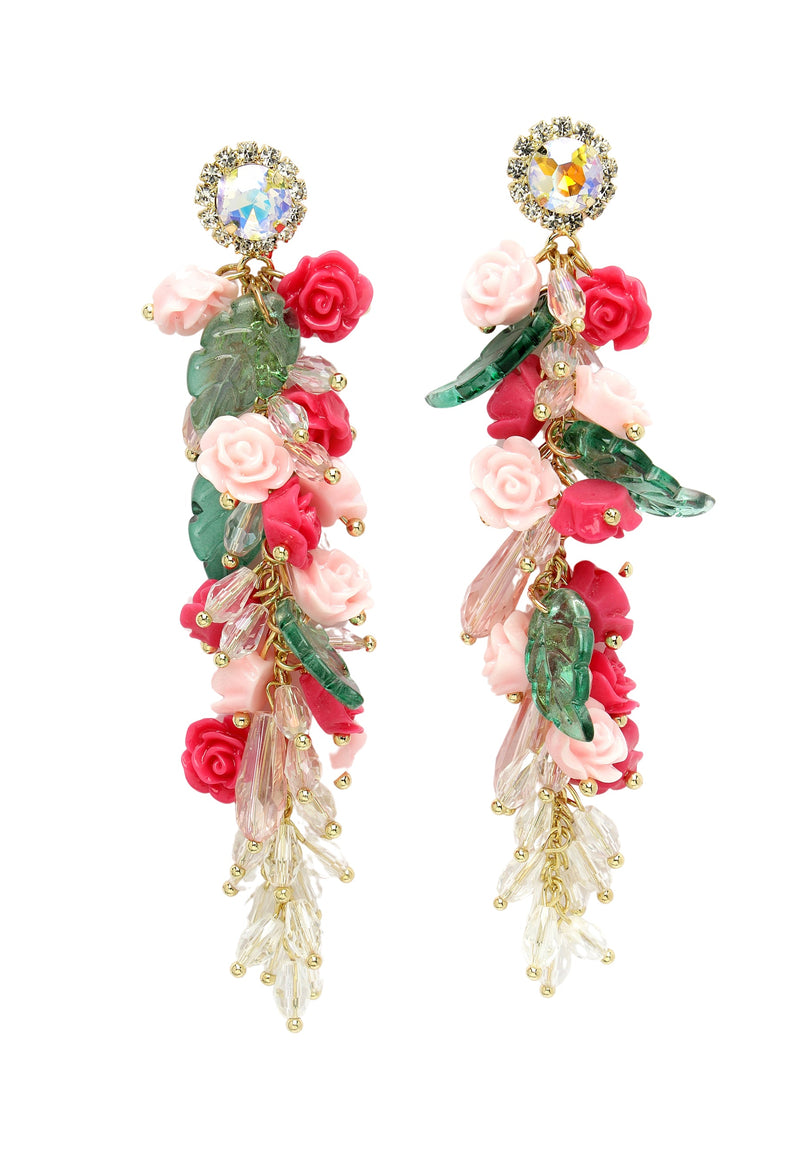 Floral Chandelier Earrings