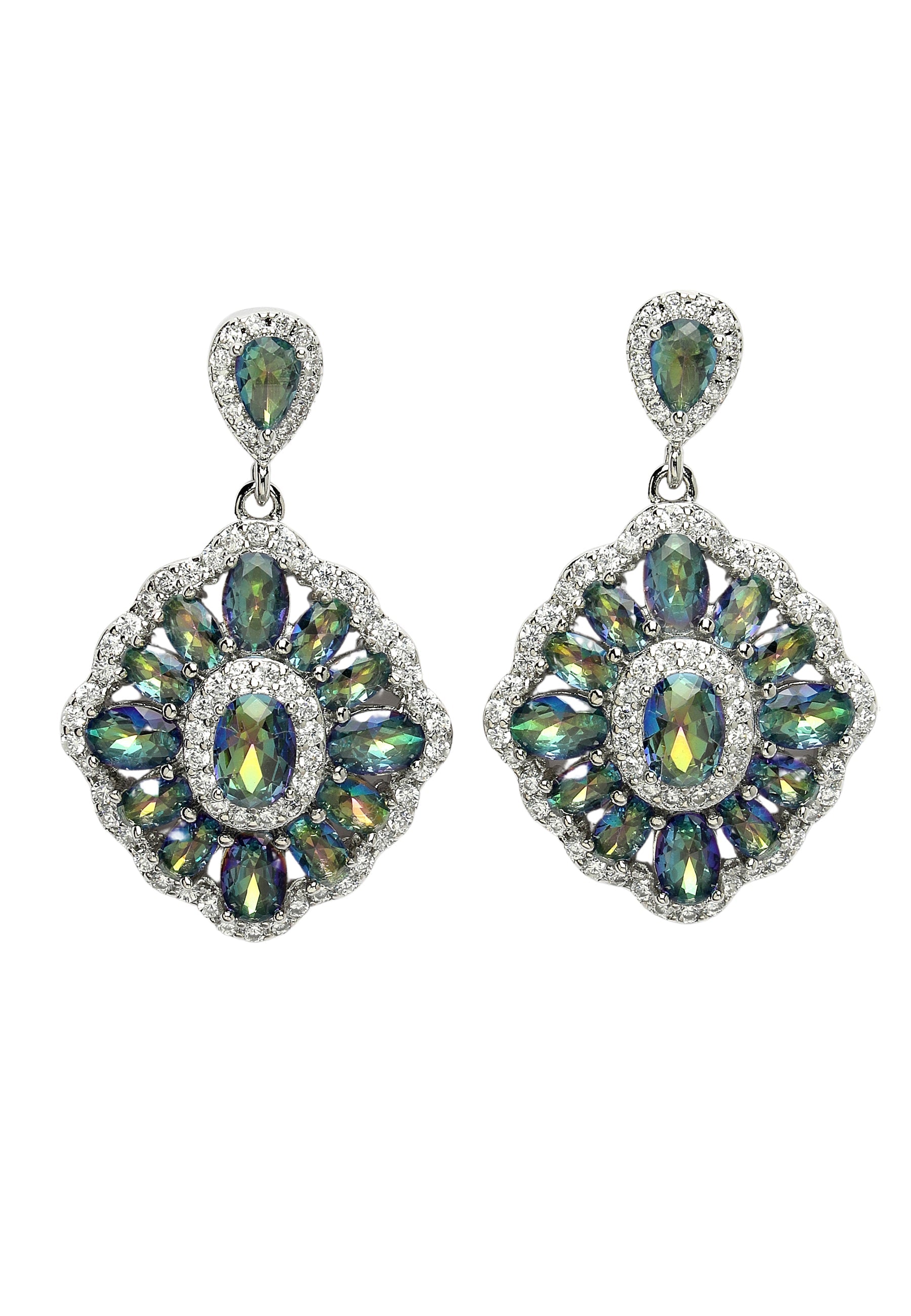 Elegant Zirconia Drop Earrings