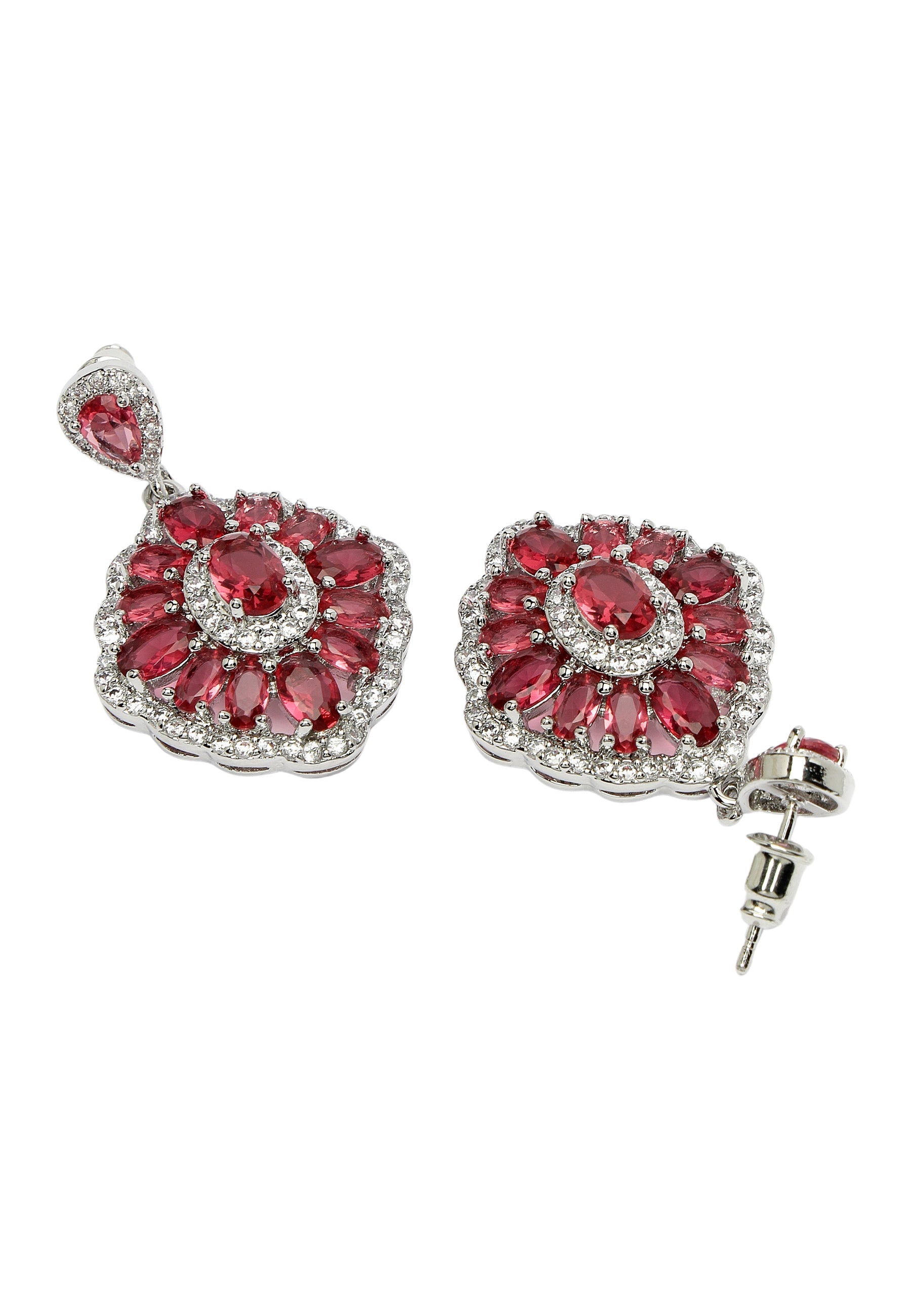 Cubic Zirconia Statement Earrings