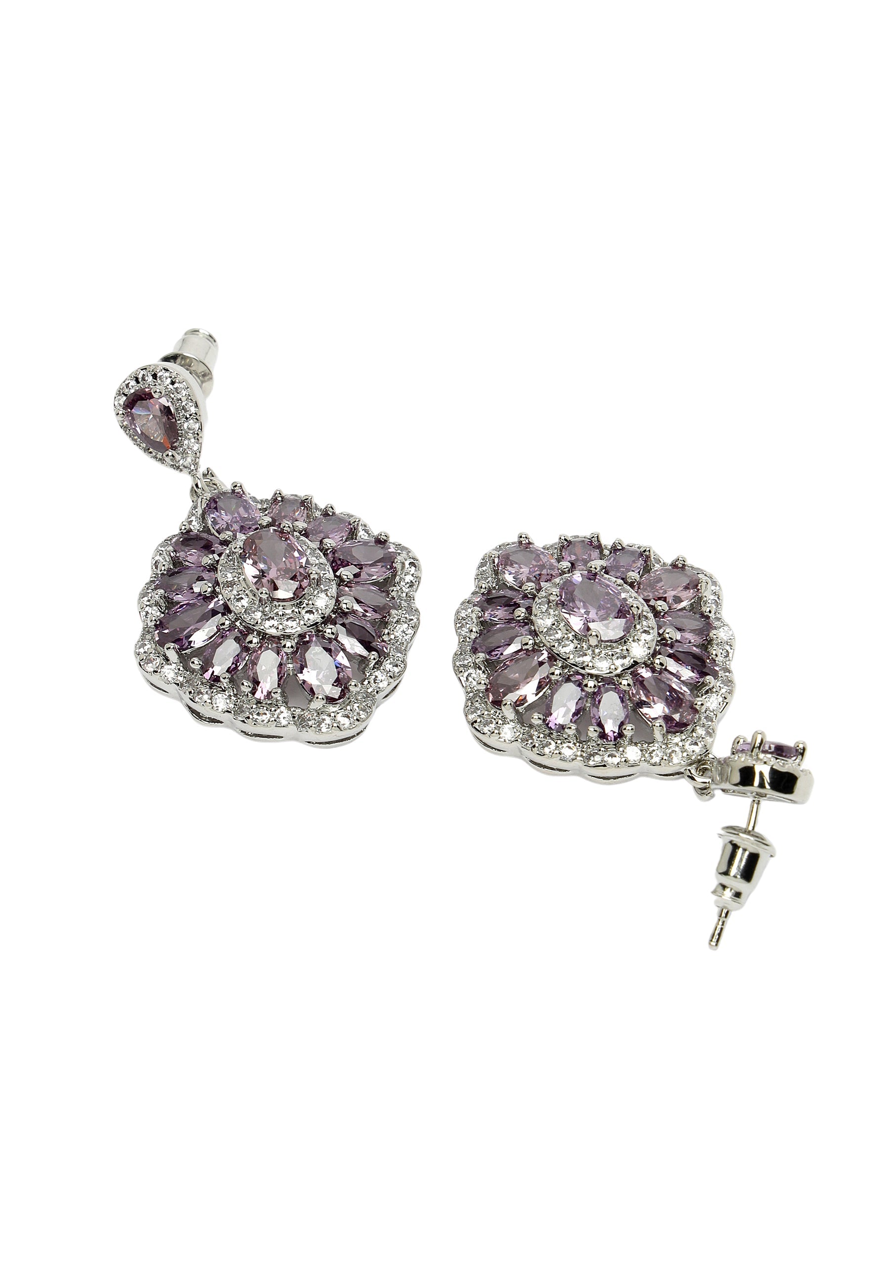 Cubic Zirconia Statement Earrings
