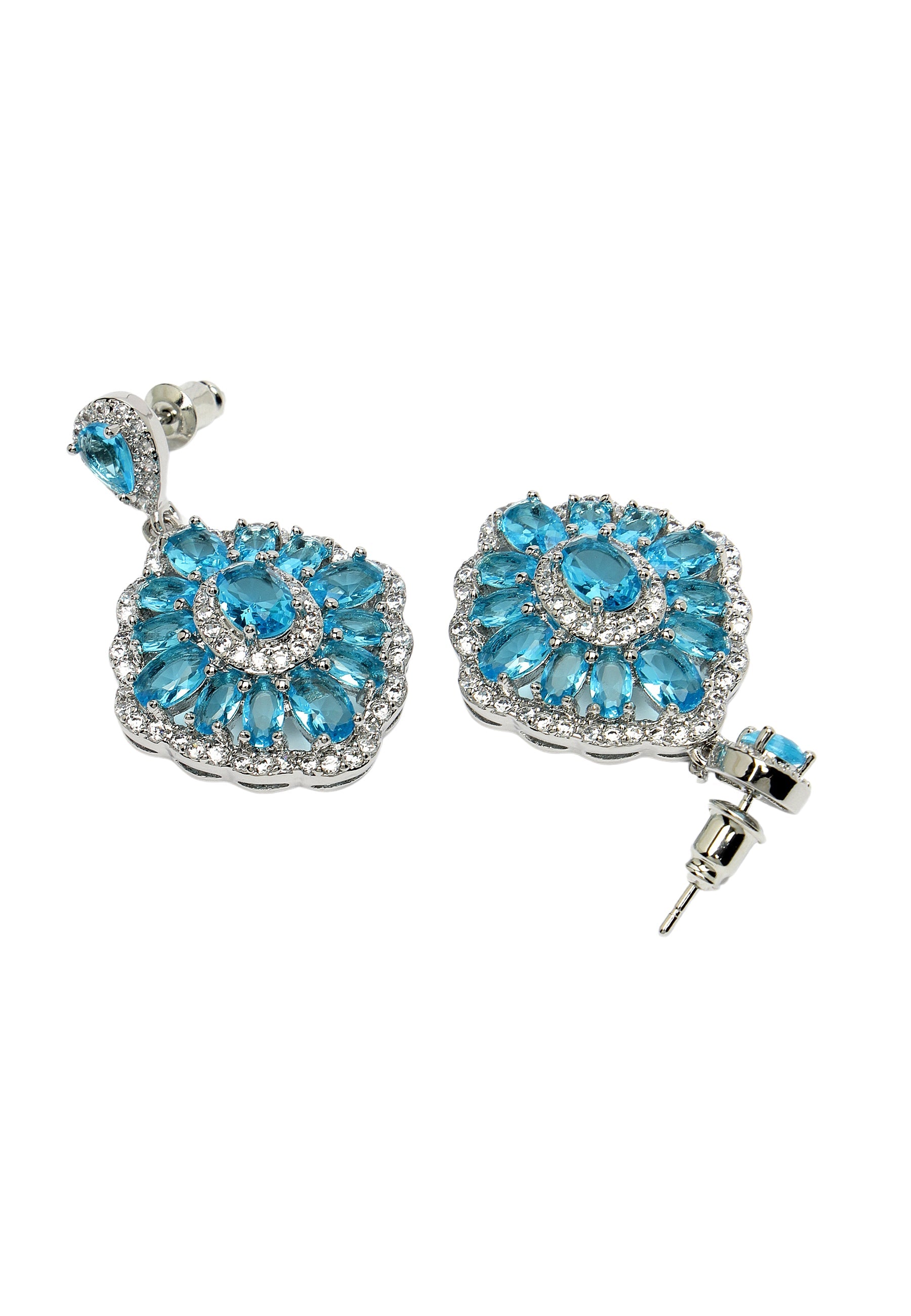 Cubic Zirconia Statement Earrings