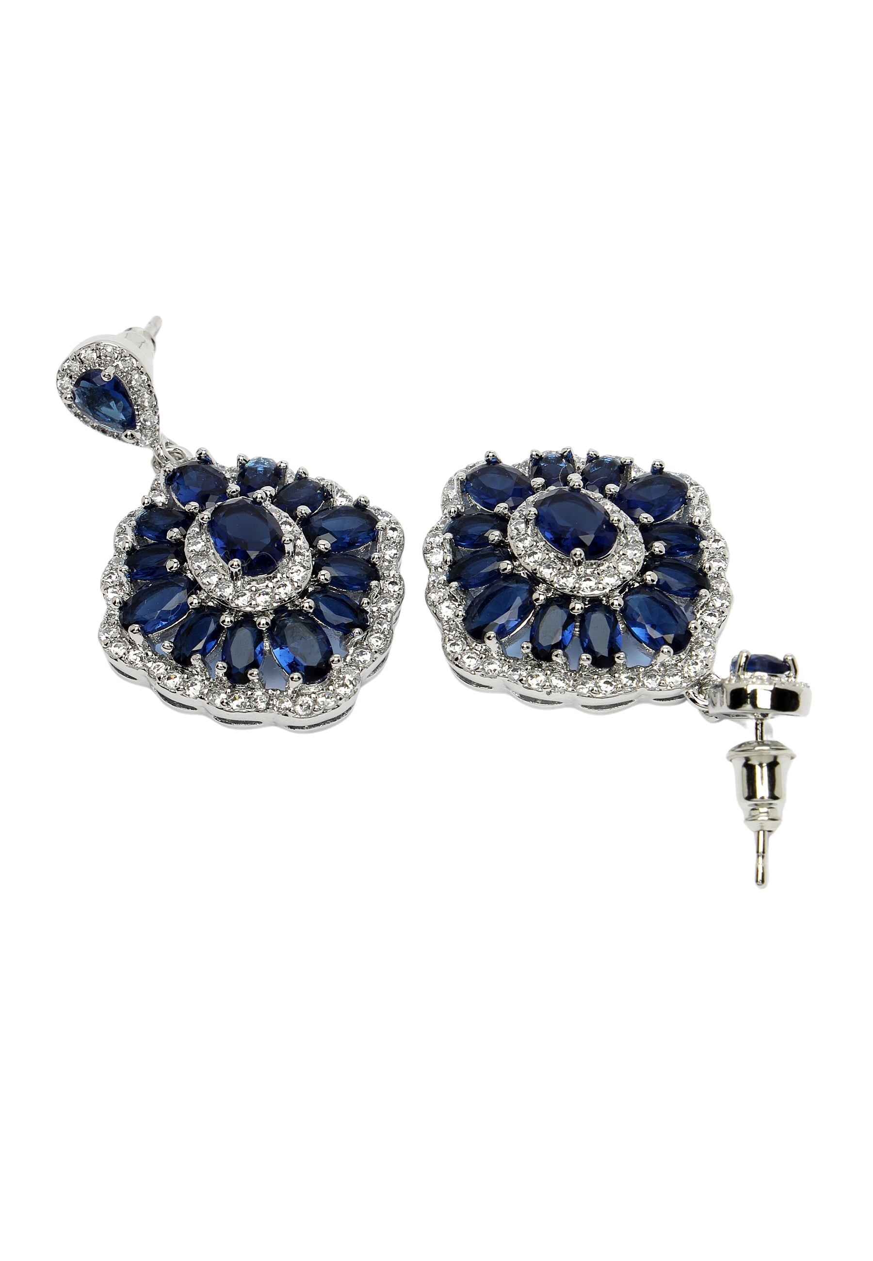 Cubic Zirconia Statement Earrings