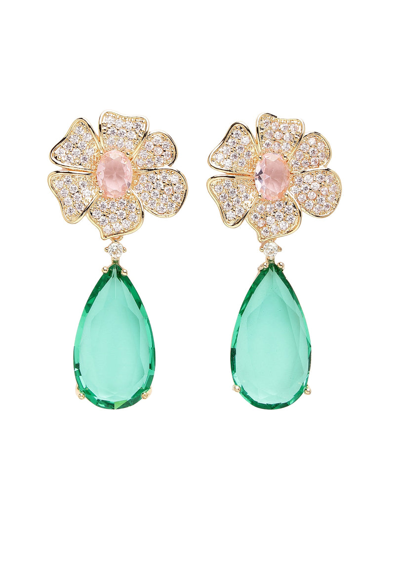 Floral Drop Earrings