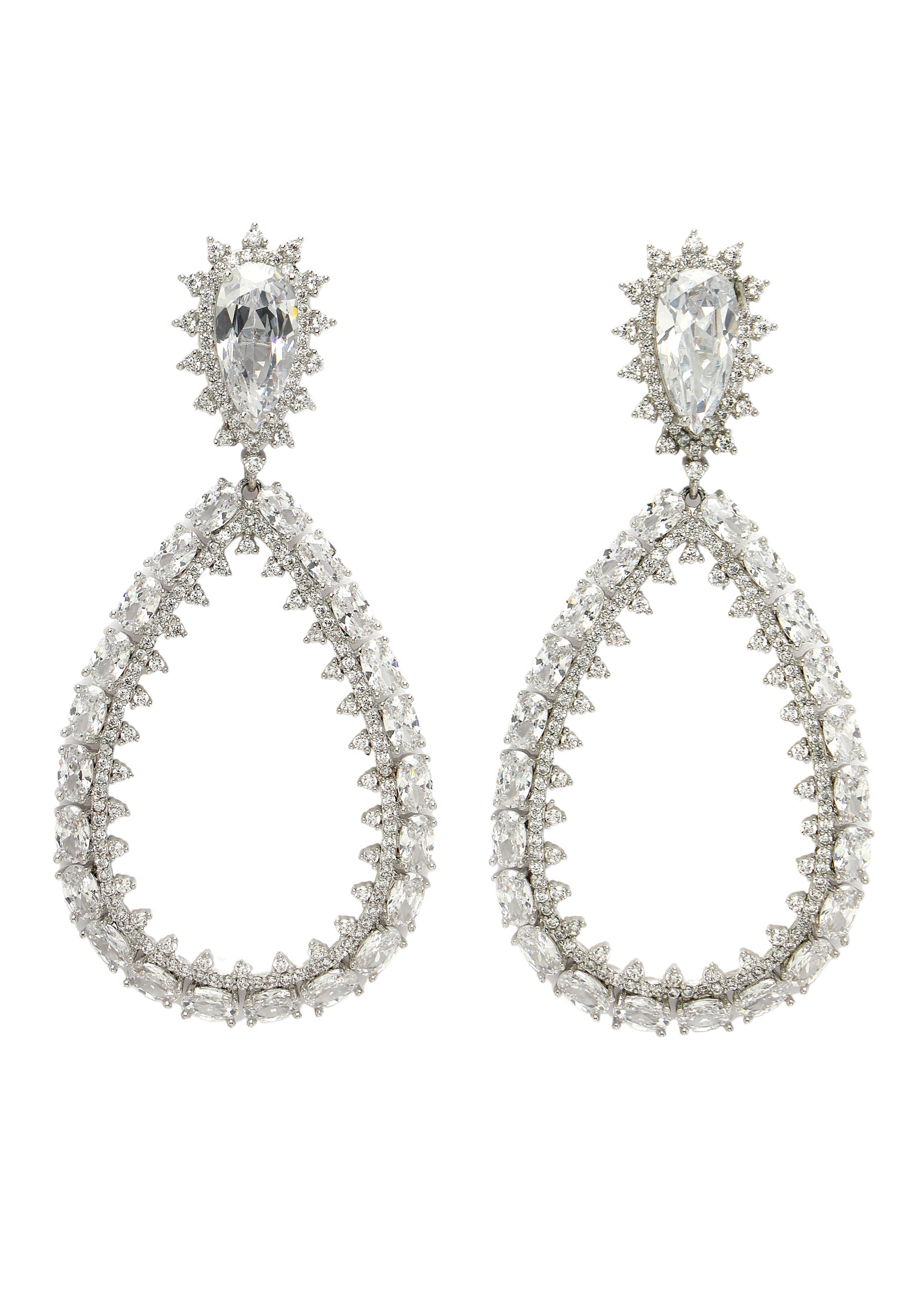 Gleaming Raindrop Earrings