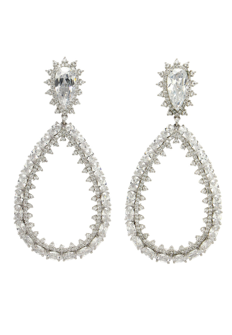 Gleaming Raindrop Earrings