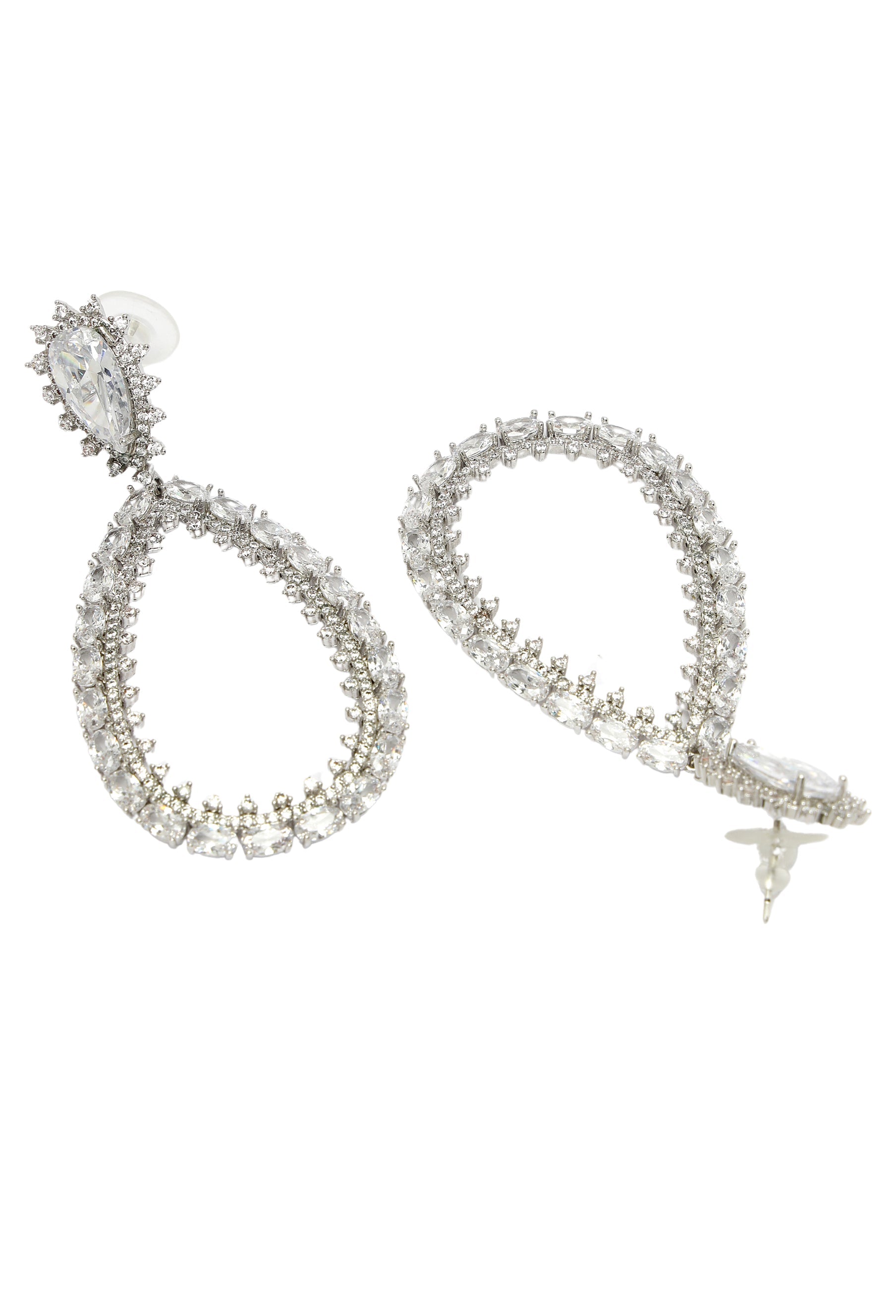Gleaming Raindrop Earrings