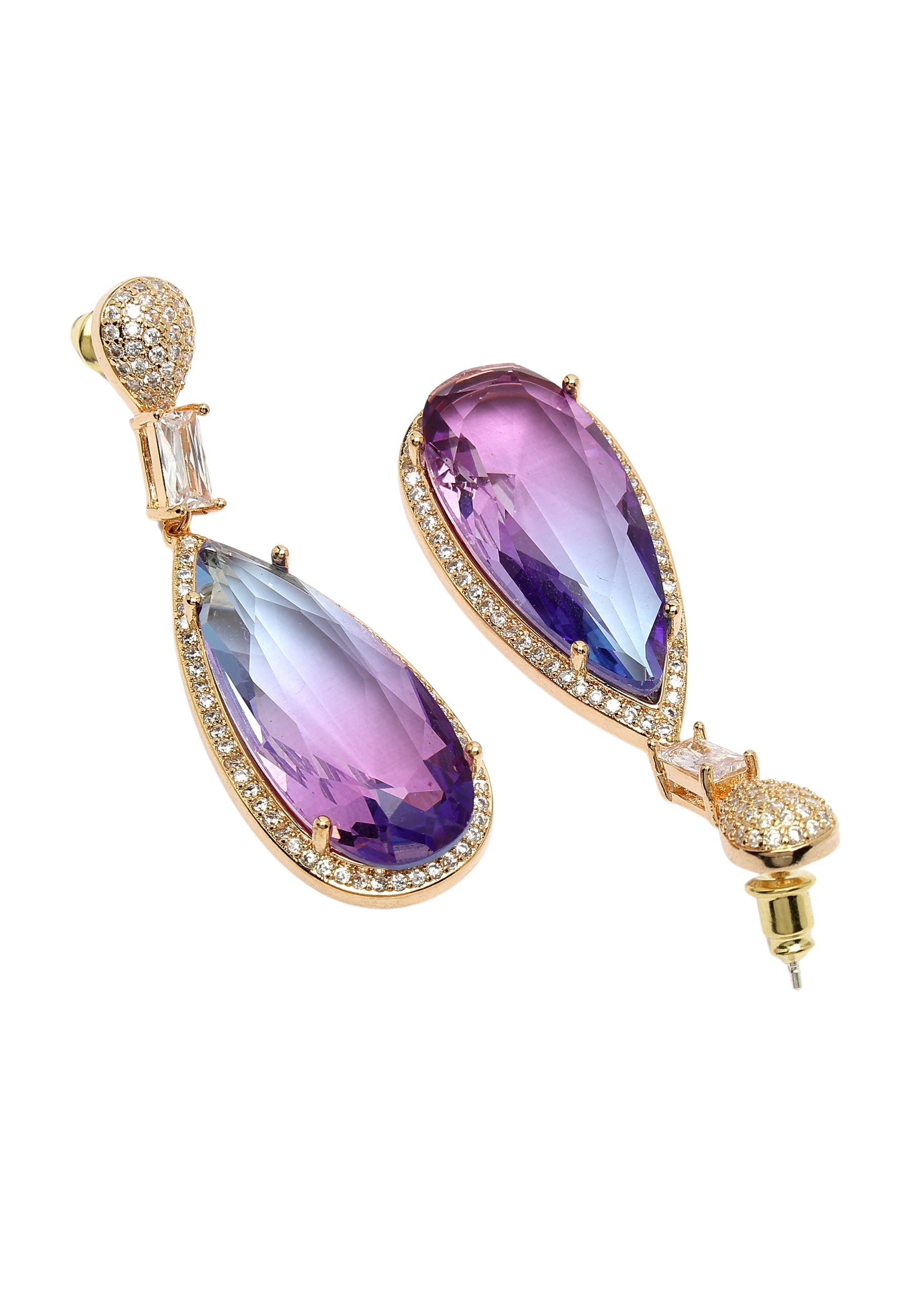 Raindrop Zirconia Earrings