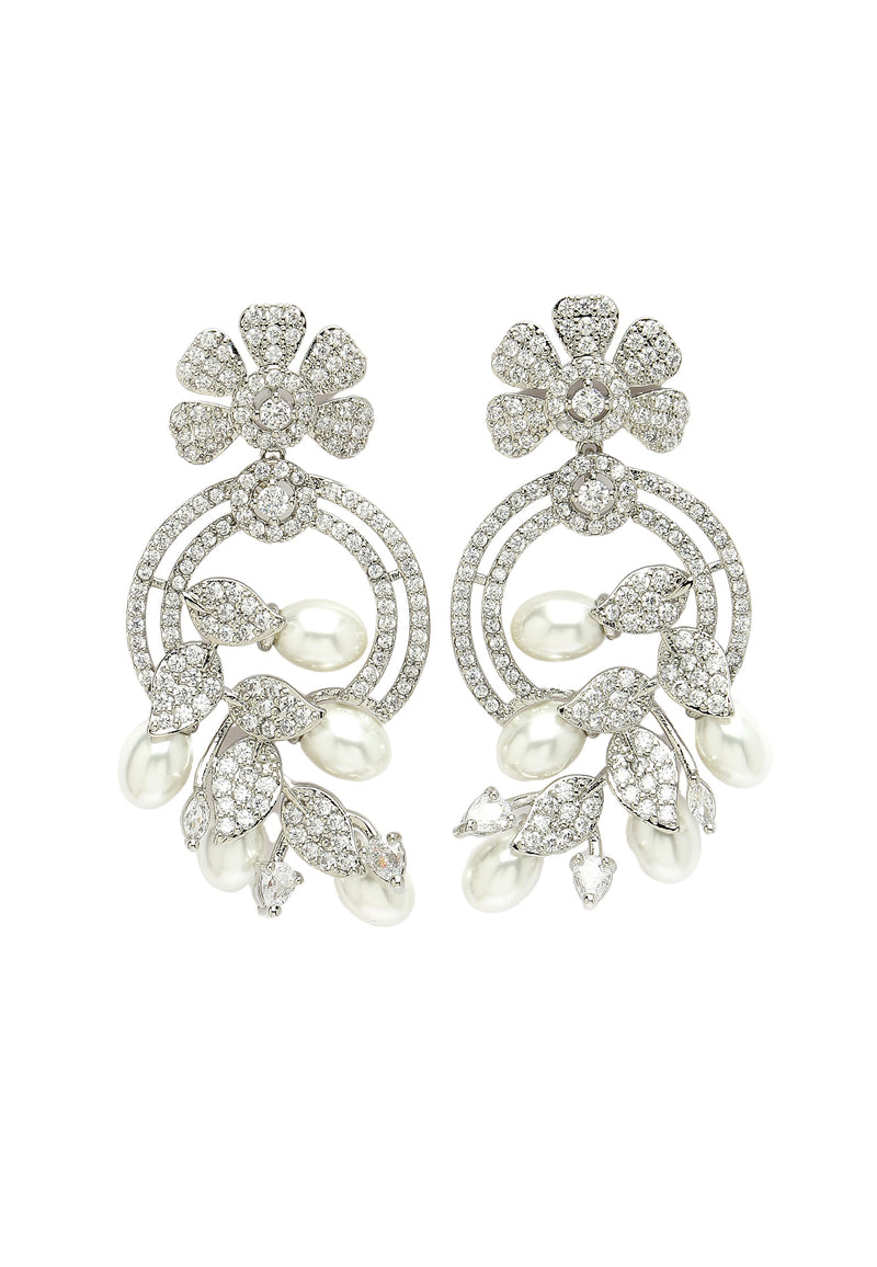 Fashionable Zirconia Drop Earrings