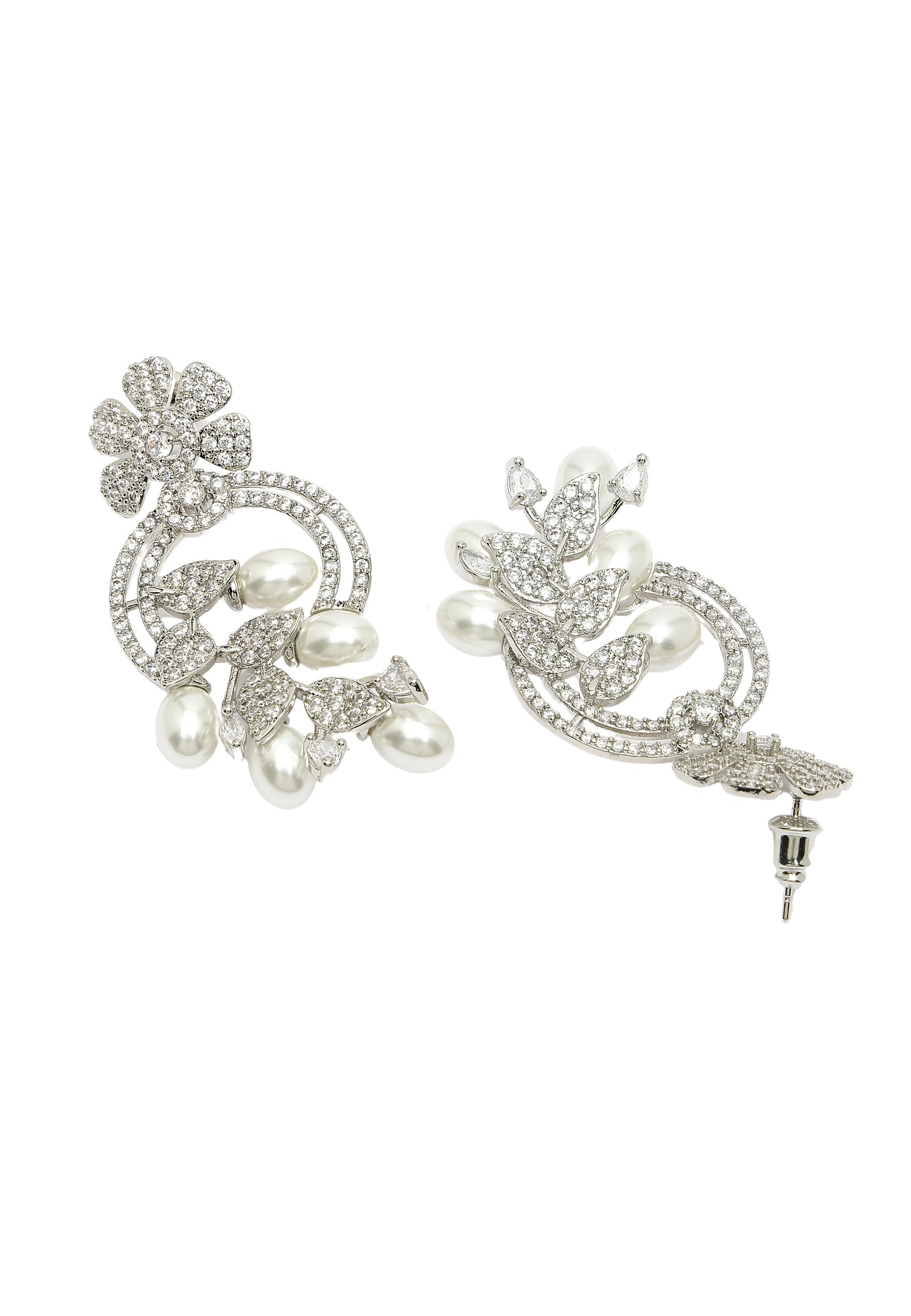 Fashionable Zirconia Drop Earrings