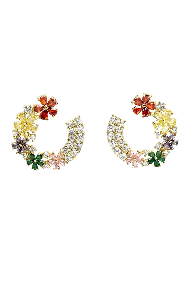 Dainty Floral Hoops