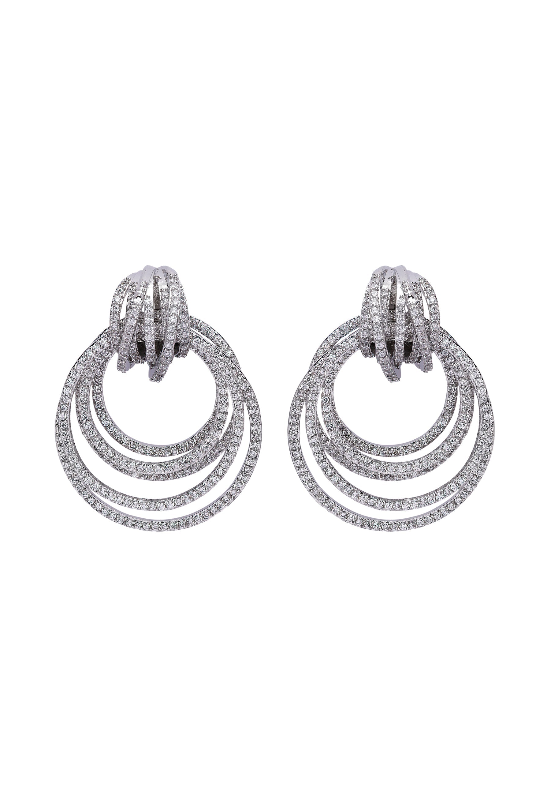 Diva Triple Layered Hoop Earrings