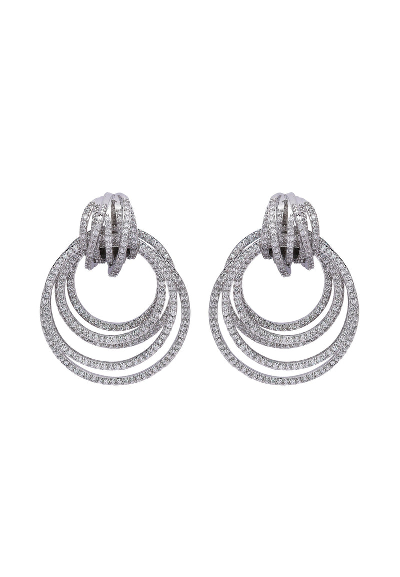 Diva Triple Layered Hoop Earrings