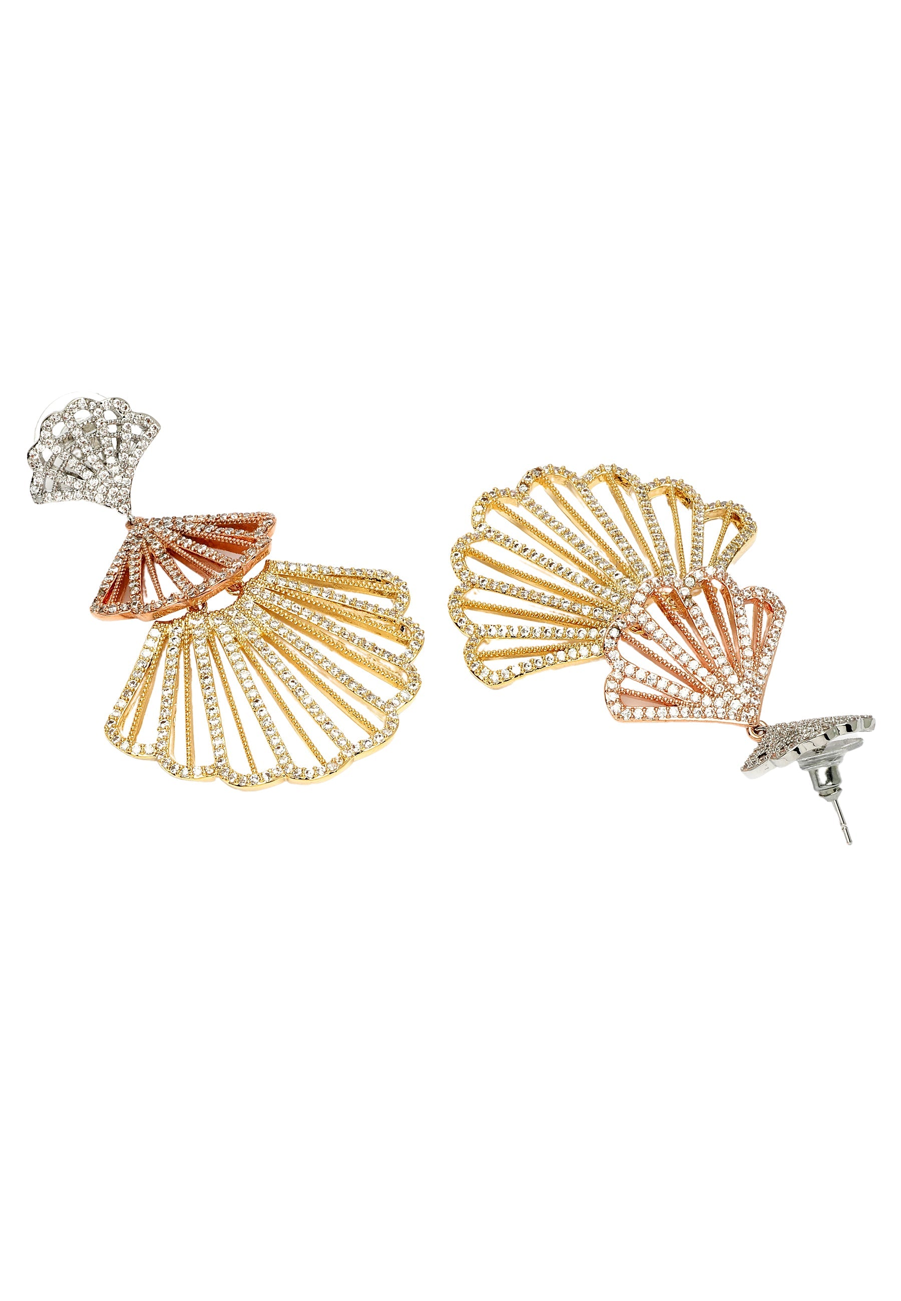 Diva Shell-shaped Dangle Earrings