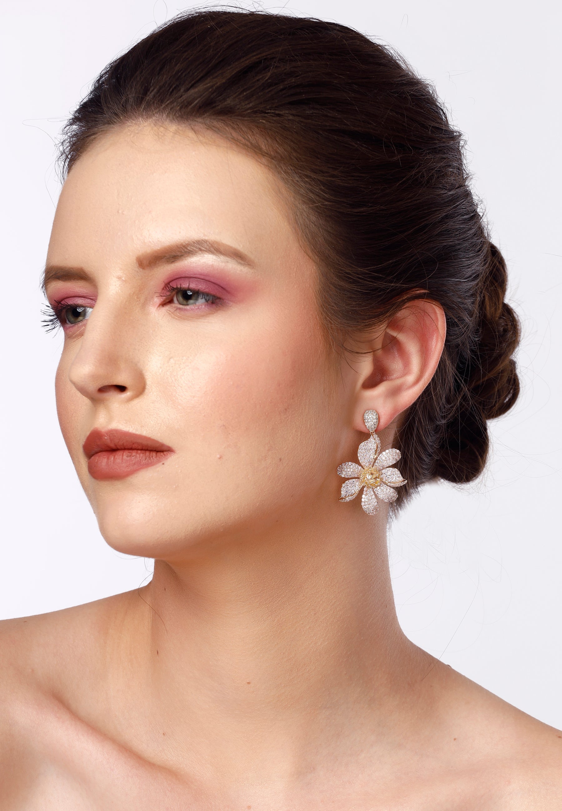 Diva Floral Drop Earrings