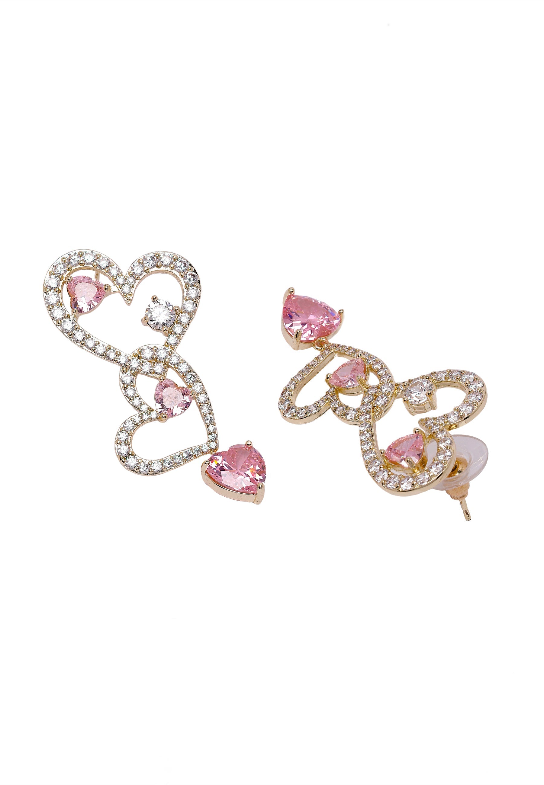 Diva Heart Drop Earrings