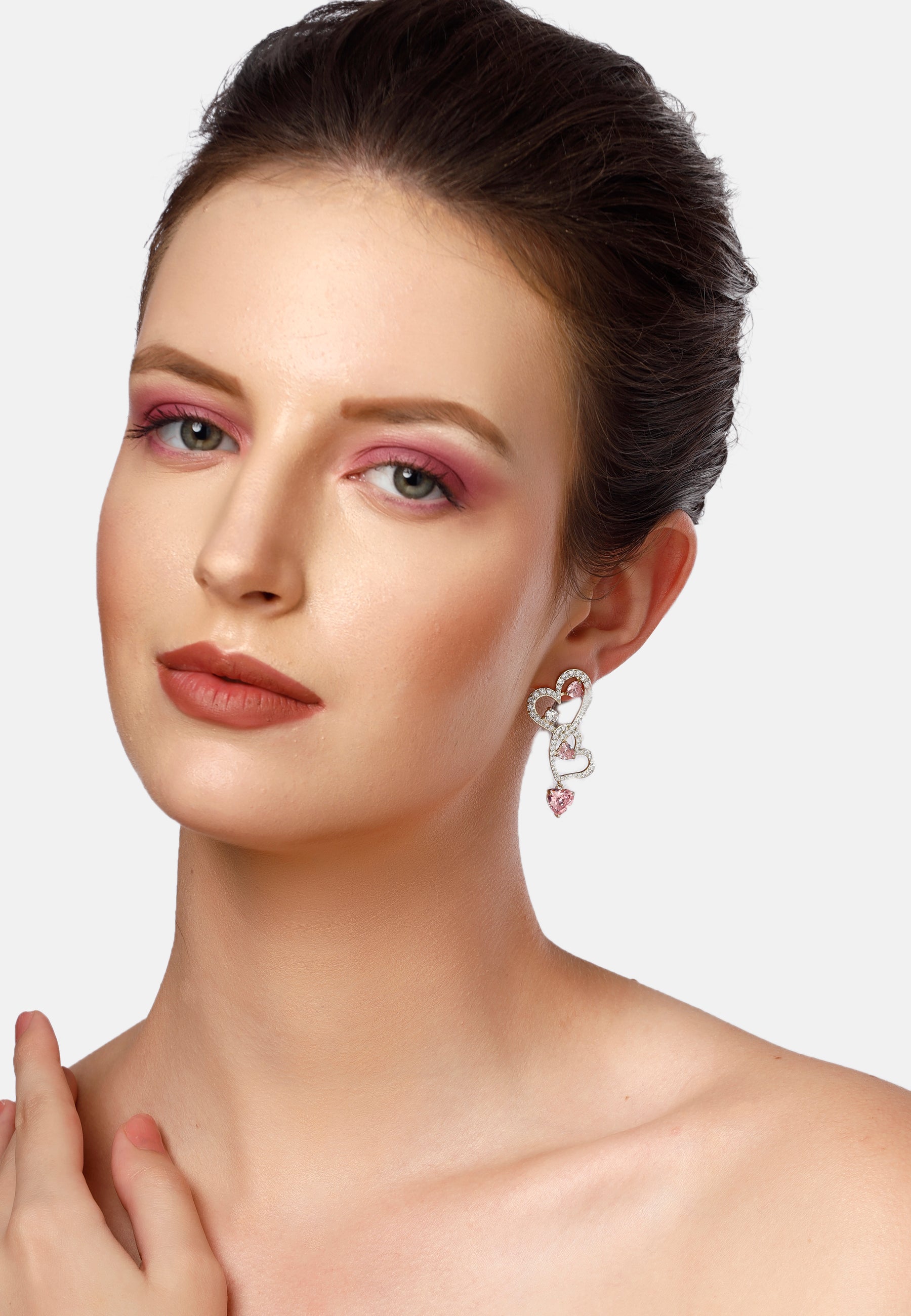 Diva Heart Drop Earrings