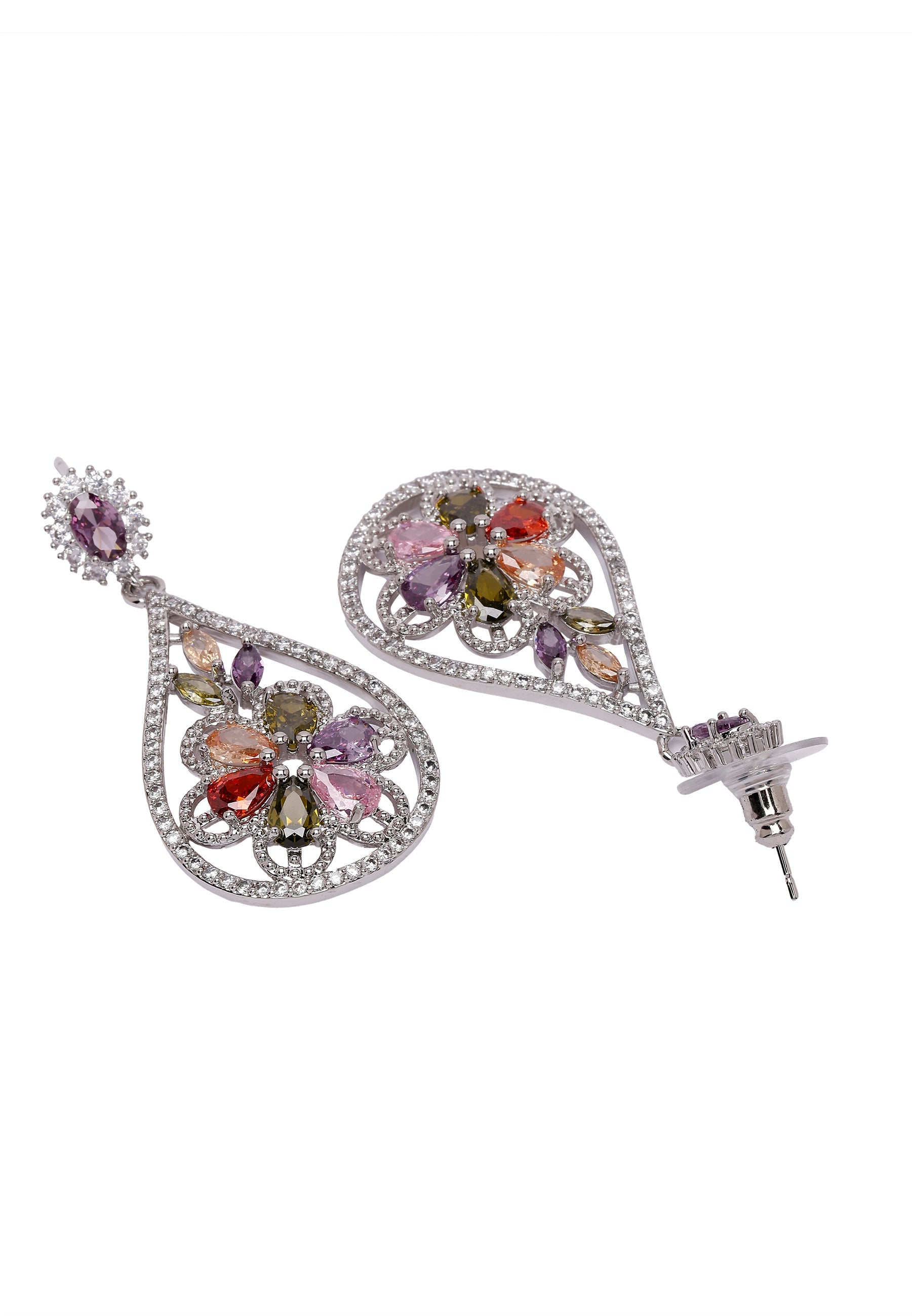 Diva Floral Drop Earrings