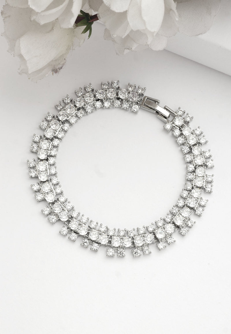 Diva Sterling Broad Bracelet