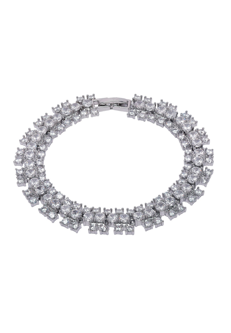 Diva Sterling Broad Bracelet
