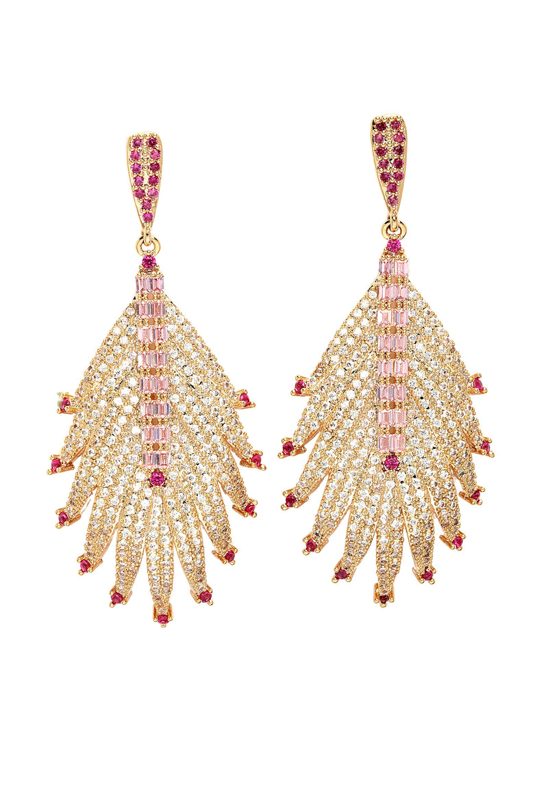 Diva Leaves Dangle Earrings