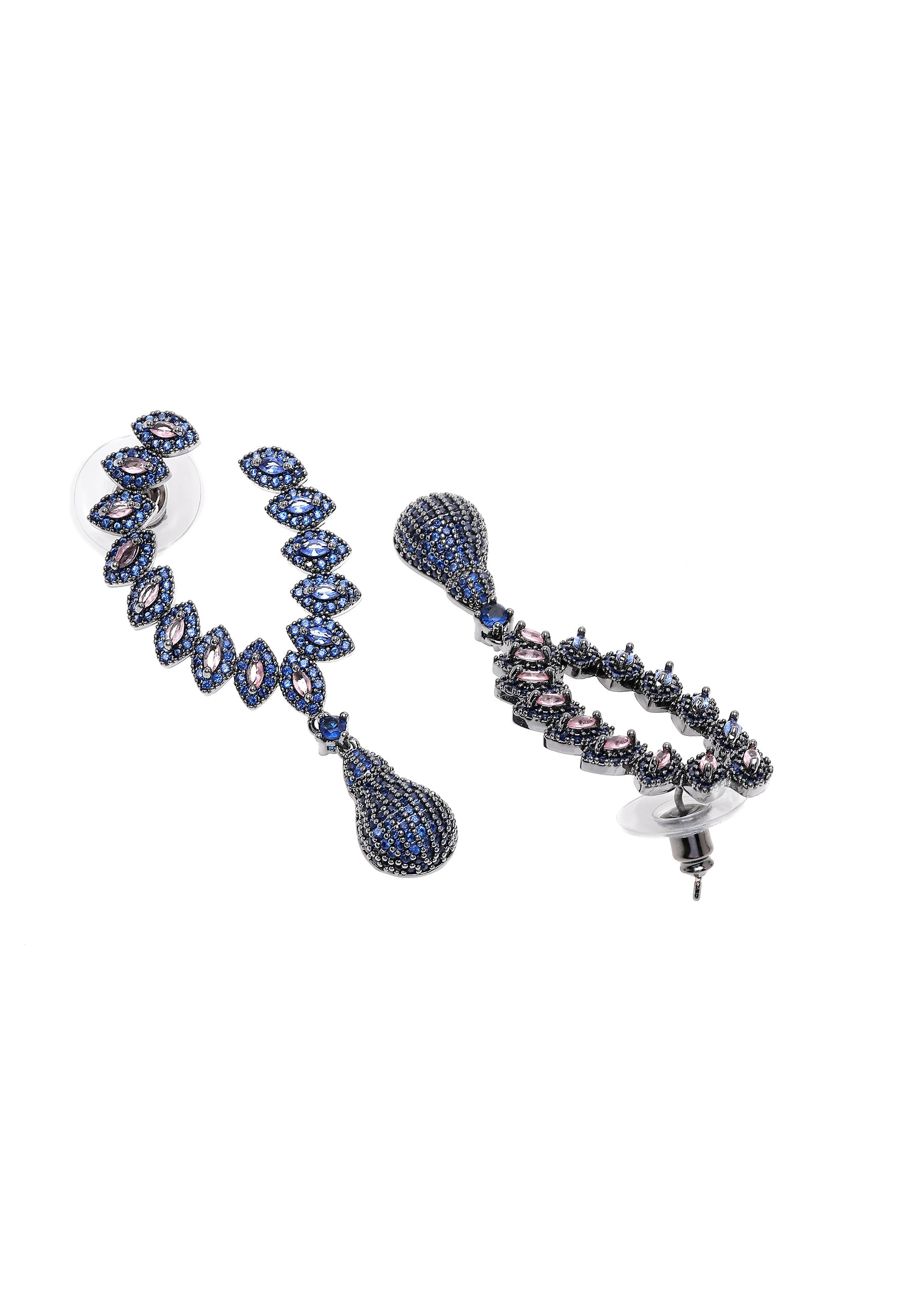 Delicate Leaf Drop Earrings