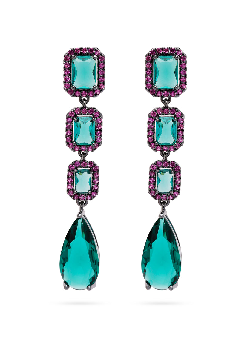 Geometric Drop Earrings