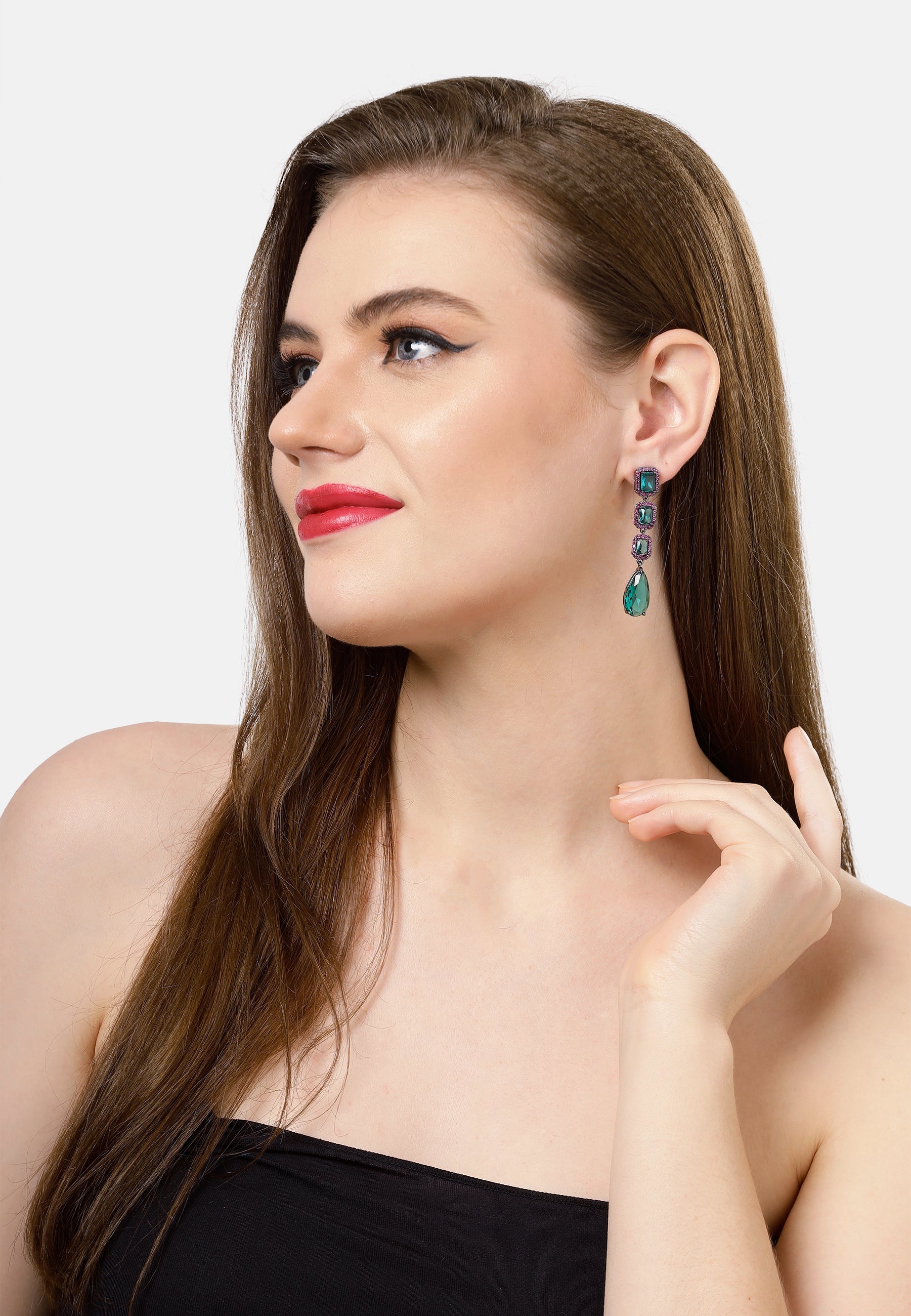 Geometric Drop Earrings