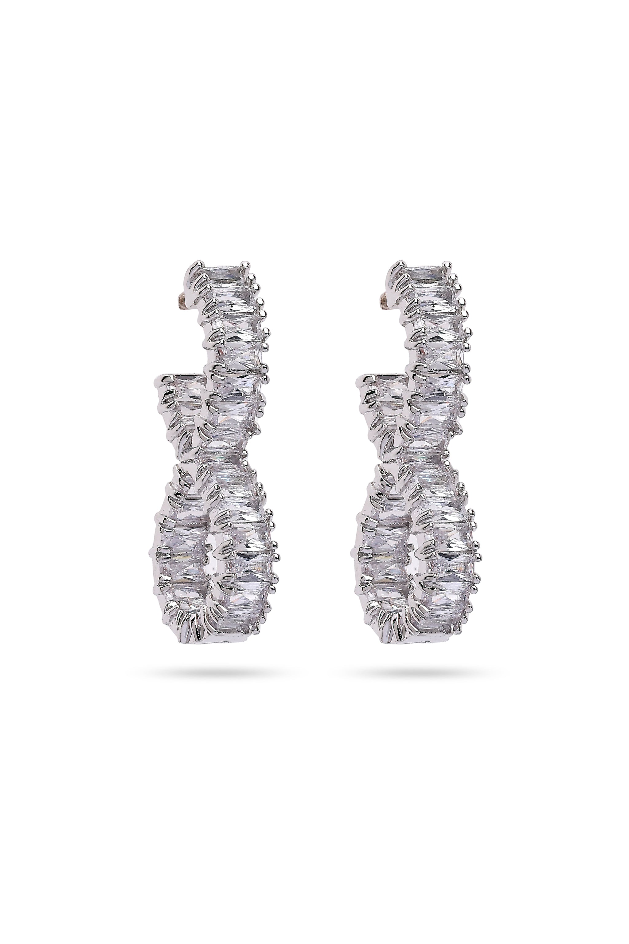 Lustrous Bow Stud Earrings