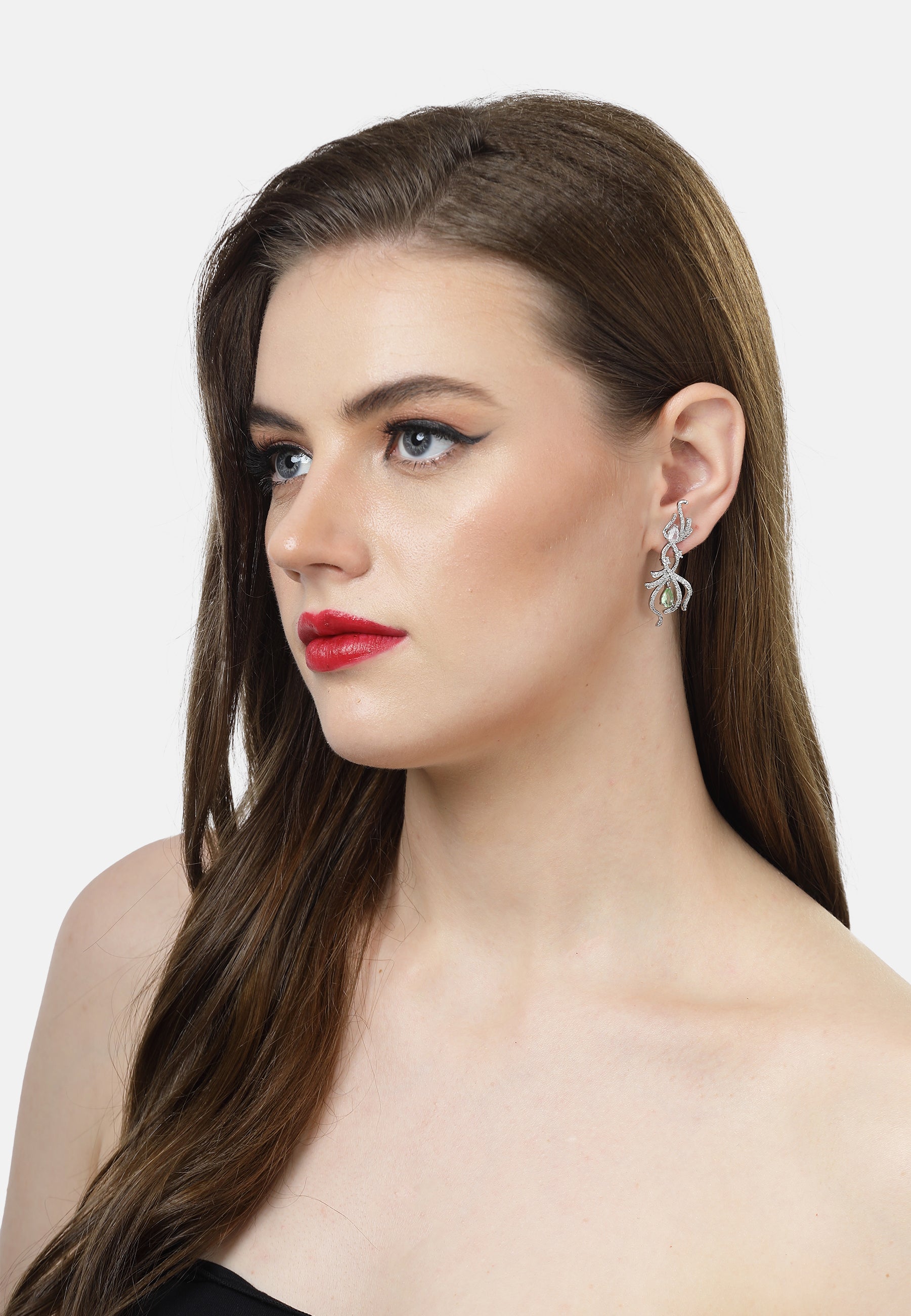 Infinity Pear shaped Earrings