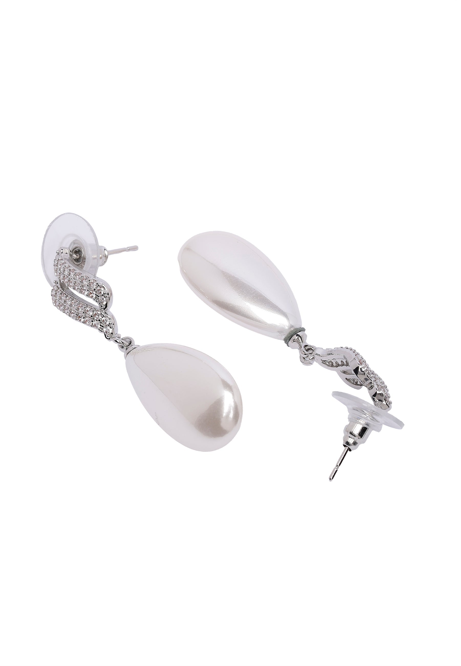 Timeless Pearl shaped Drop Earrings