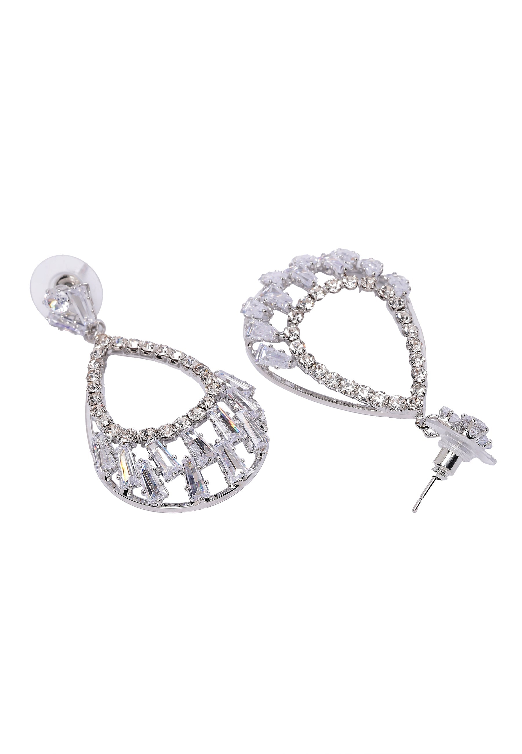 Radiant Teardrop Sparkle Earrings
