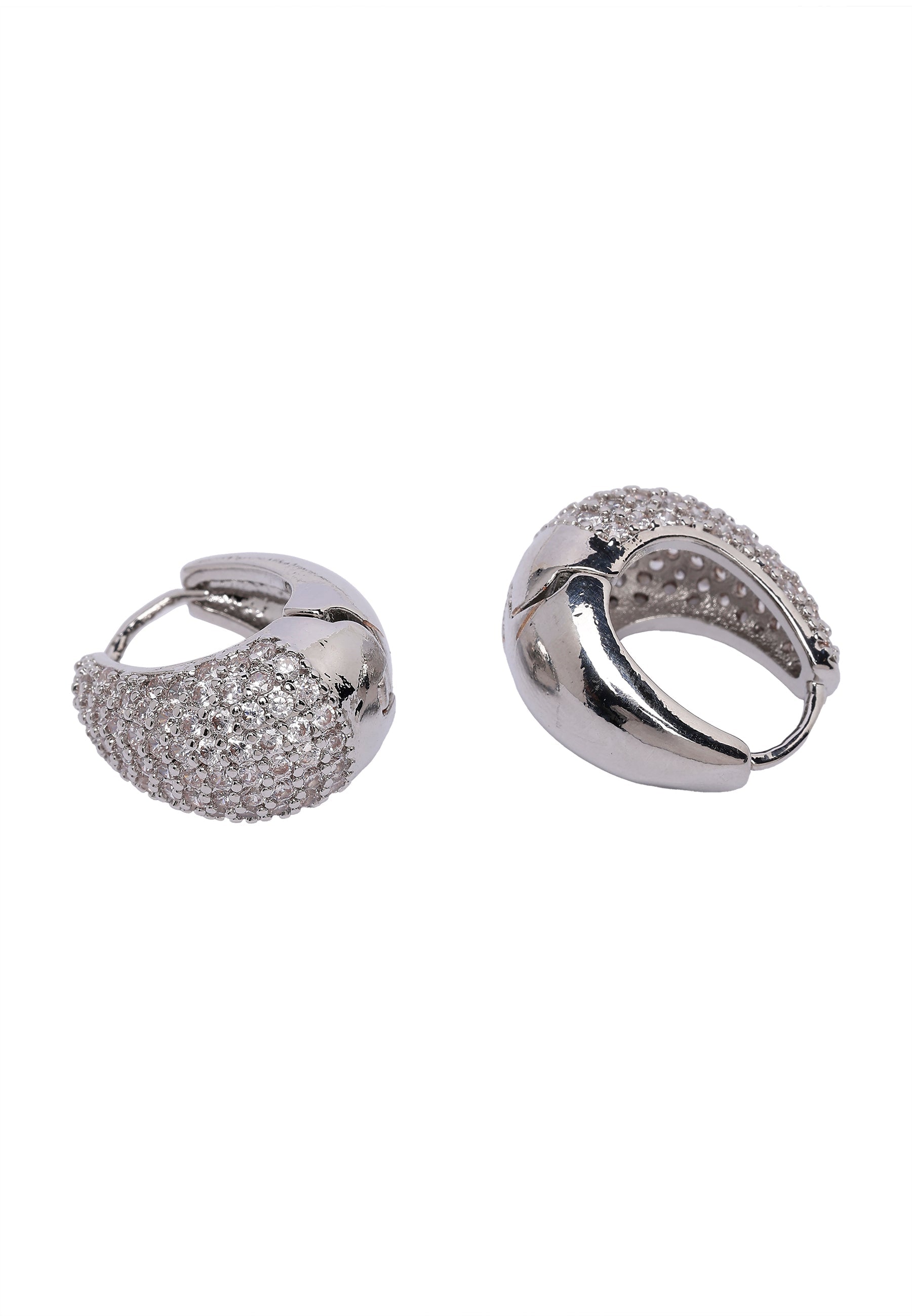 Sparkling Hoop Earrings