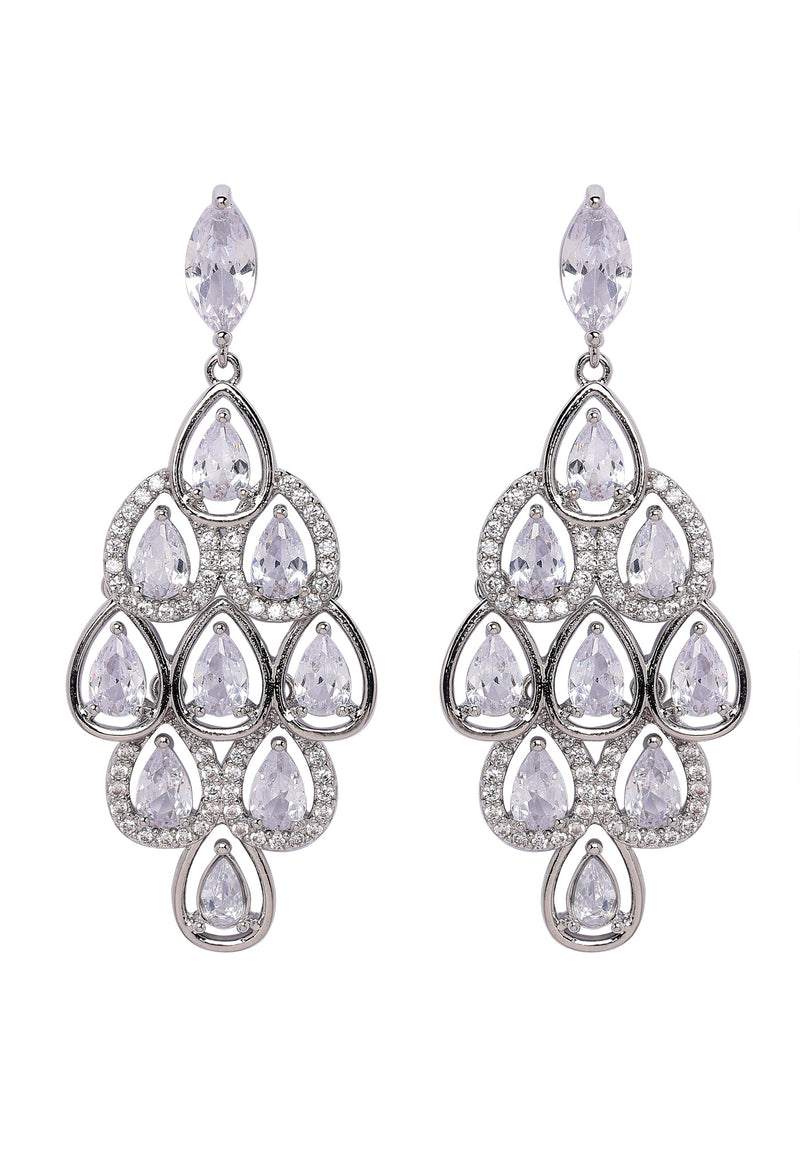 Gleaming Chandelier Drop Earrings