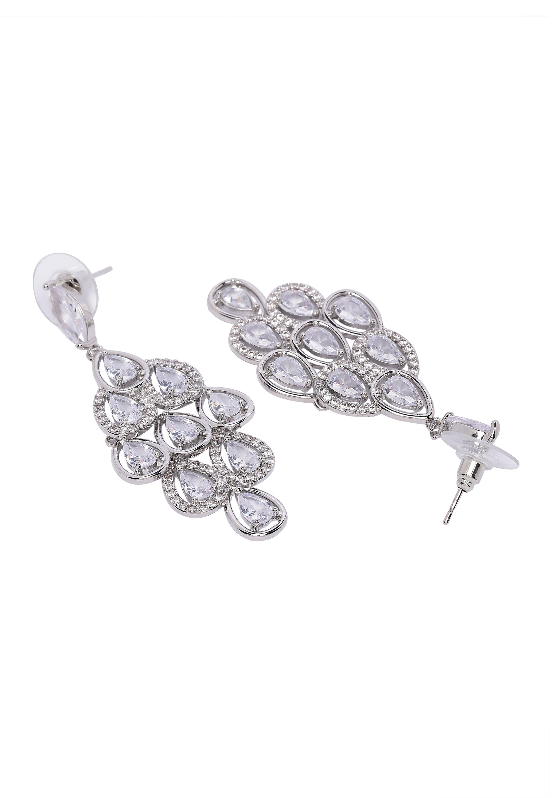 Gleaming Chandelier Drop Earrings